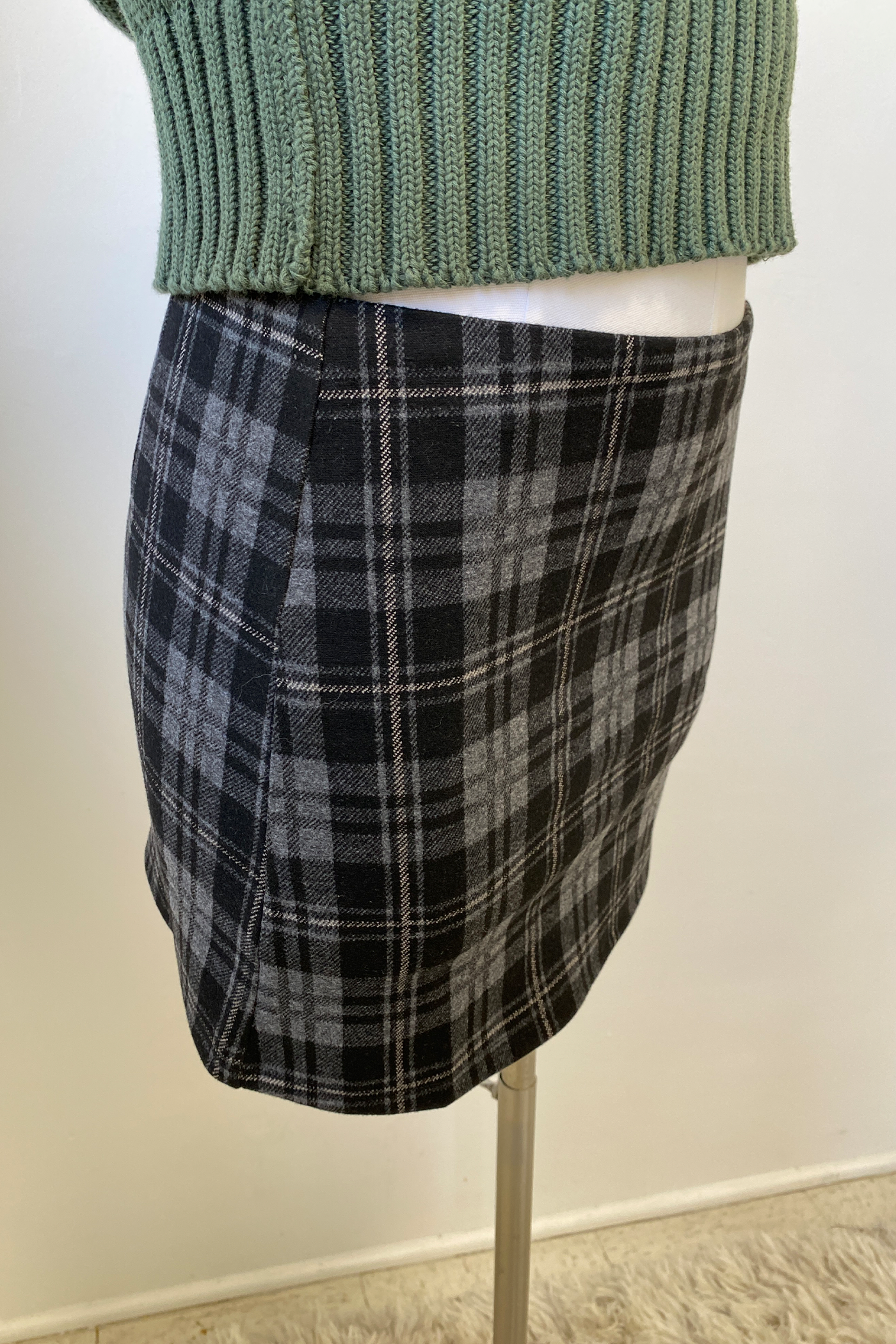 Plaid Mini Skort
