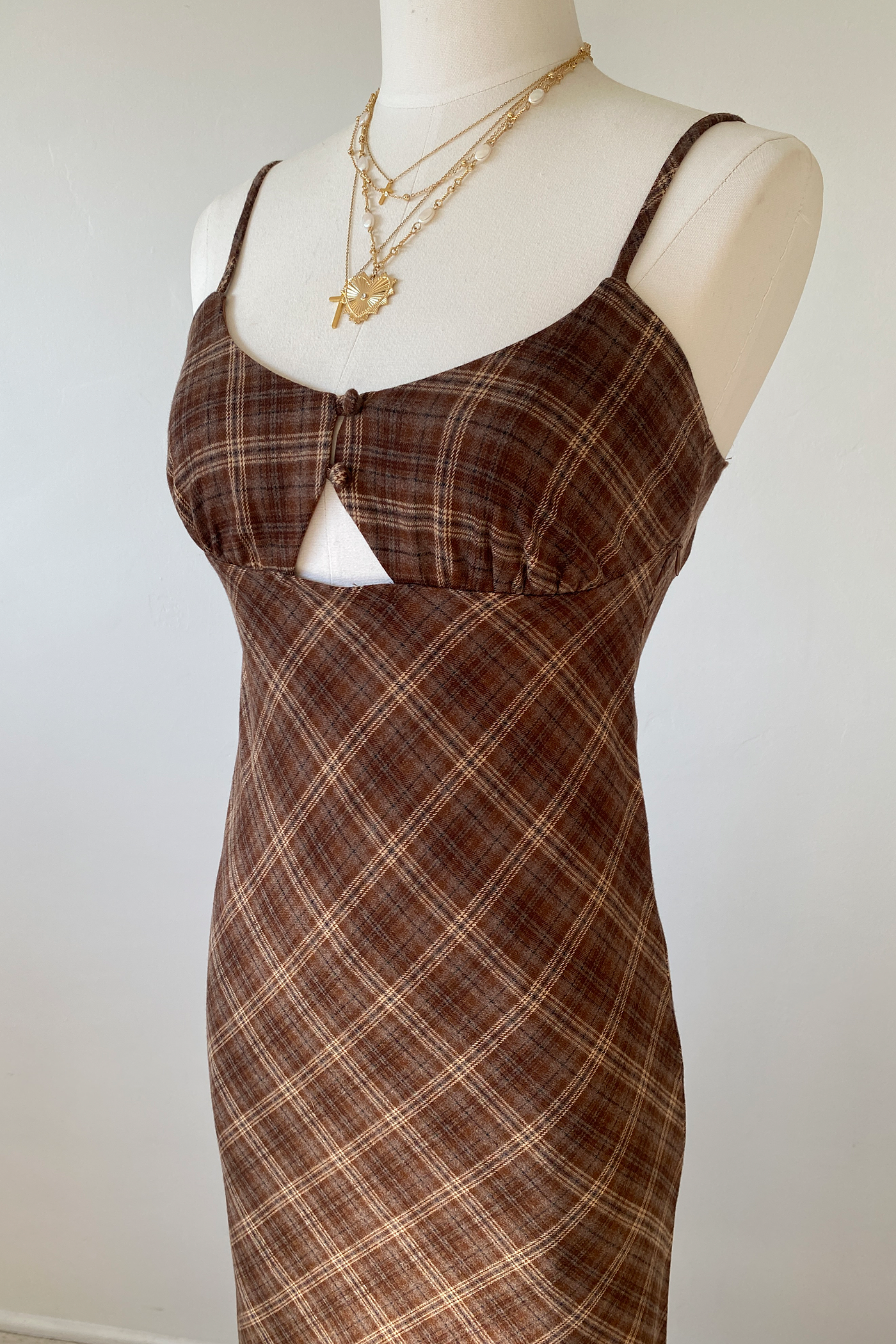Plaid Maxi Dress