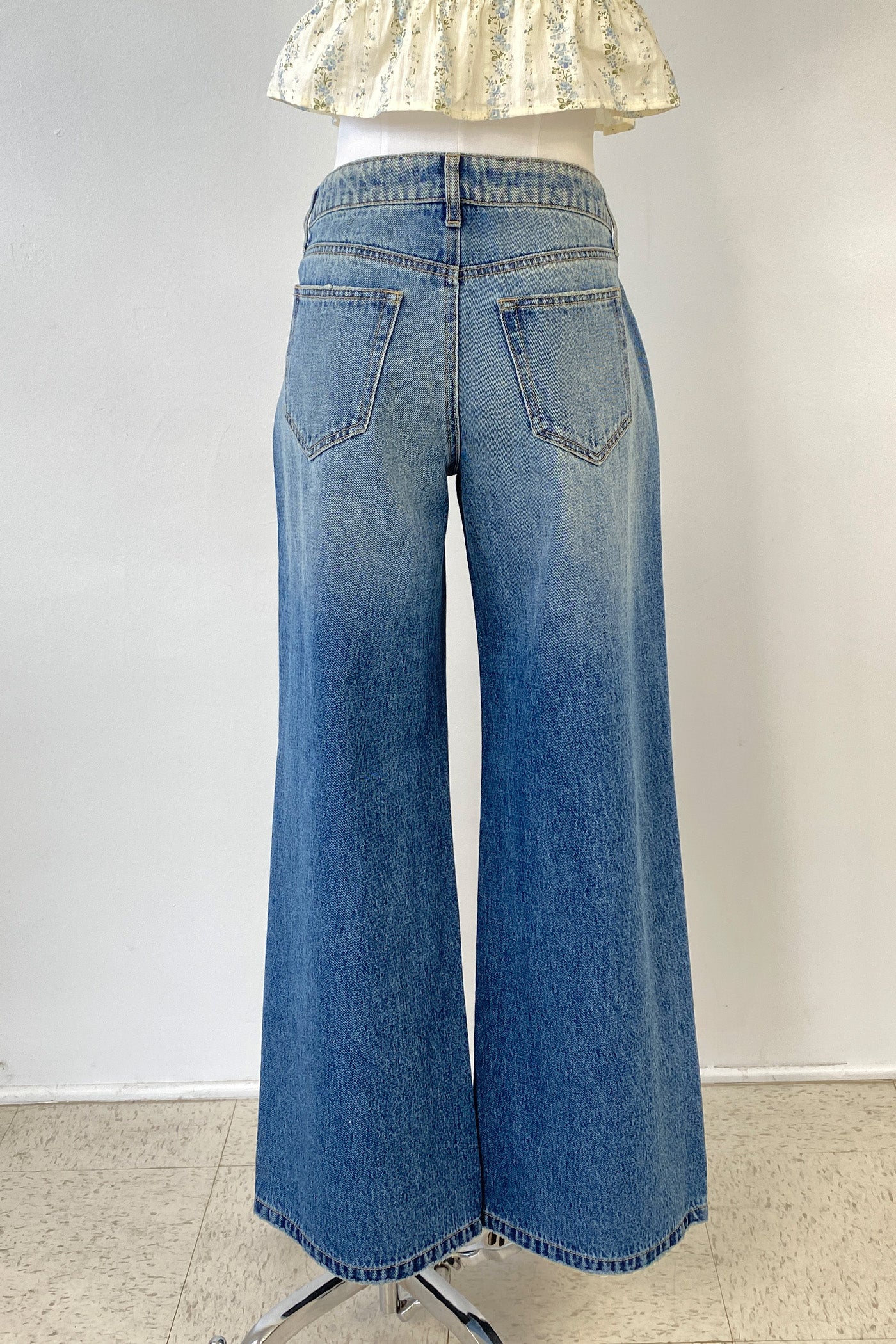 Nectar Premium Denim: The Olivine Wide Leg Jeans