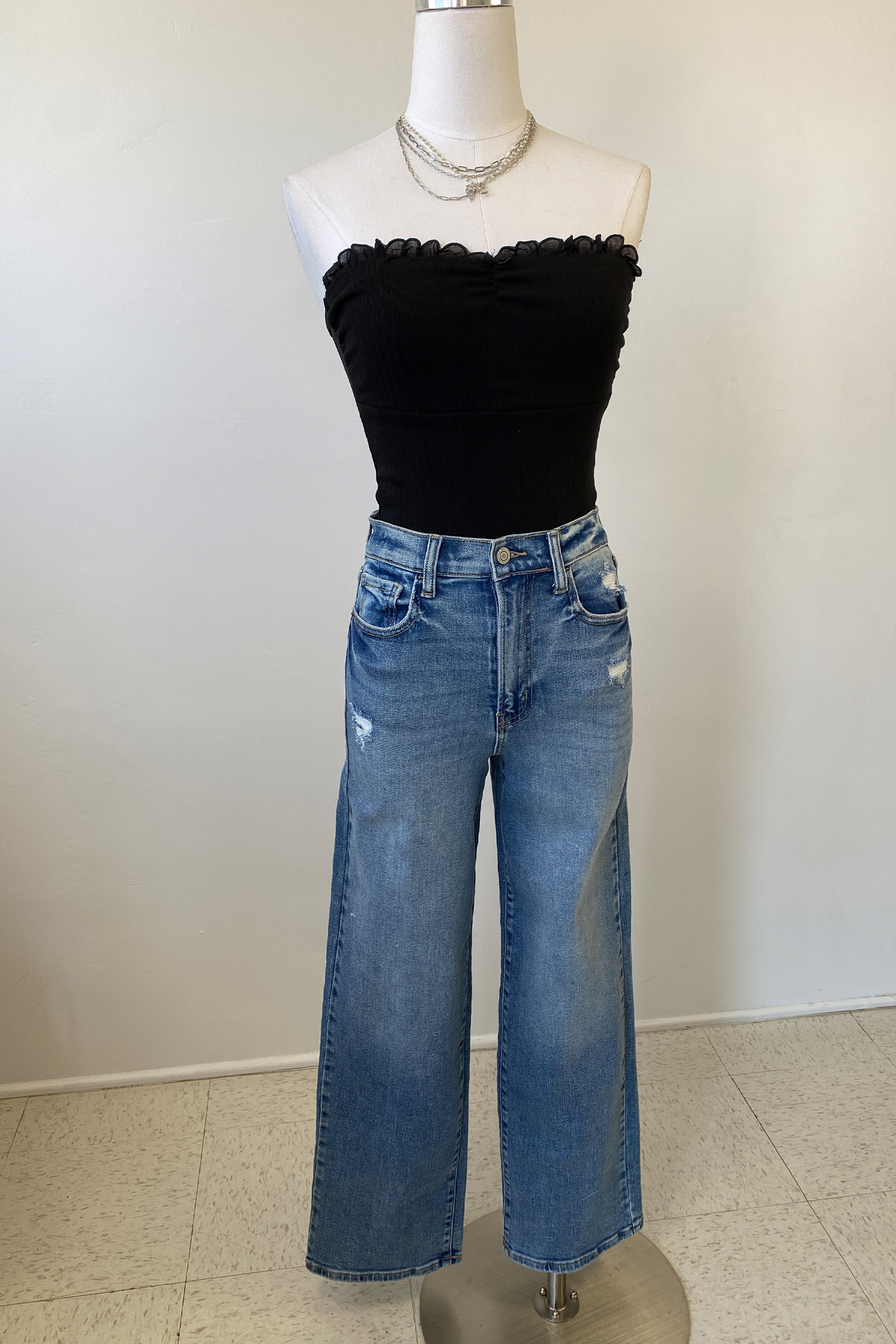 Nectar Premium Denim: The Hazel Ripped Dad Jeans