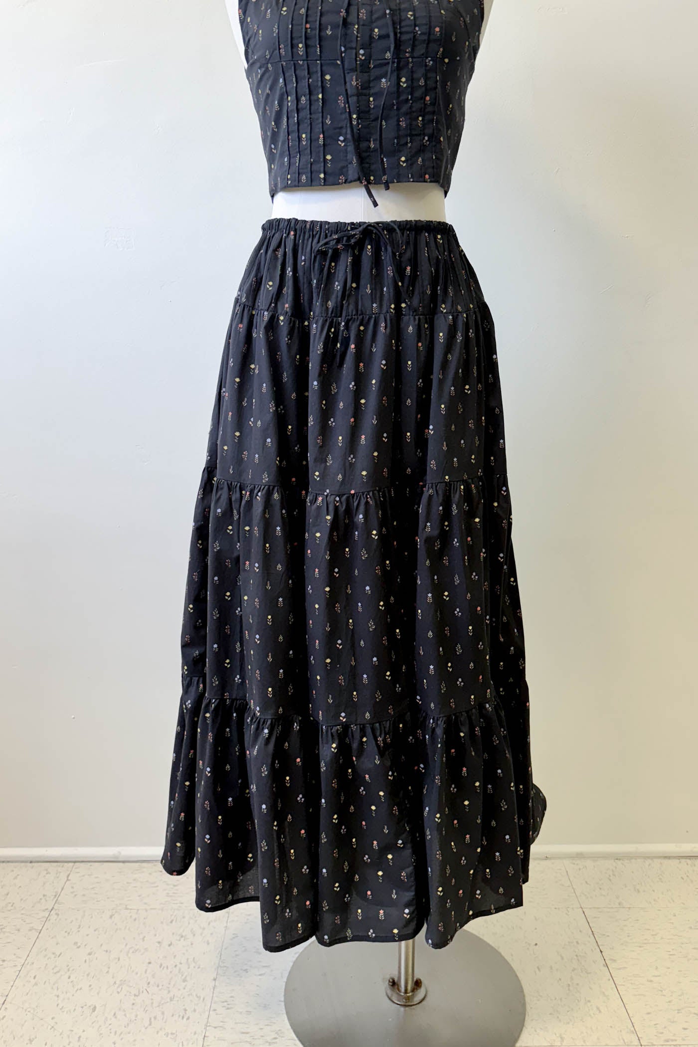 Floral Midi Skirt