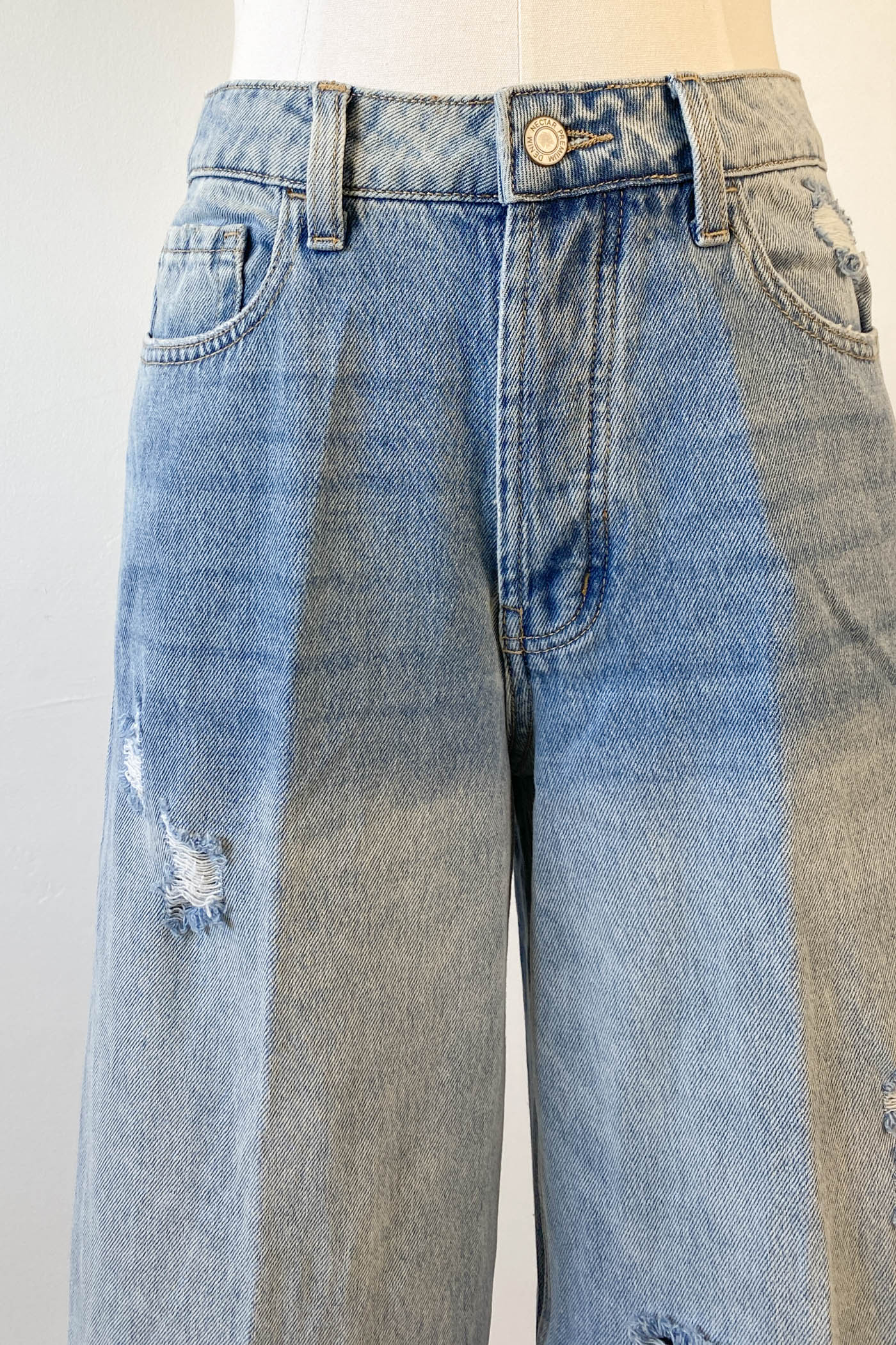 Nectar Premium Denim: The Olivine Wide Leg Jeans
