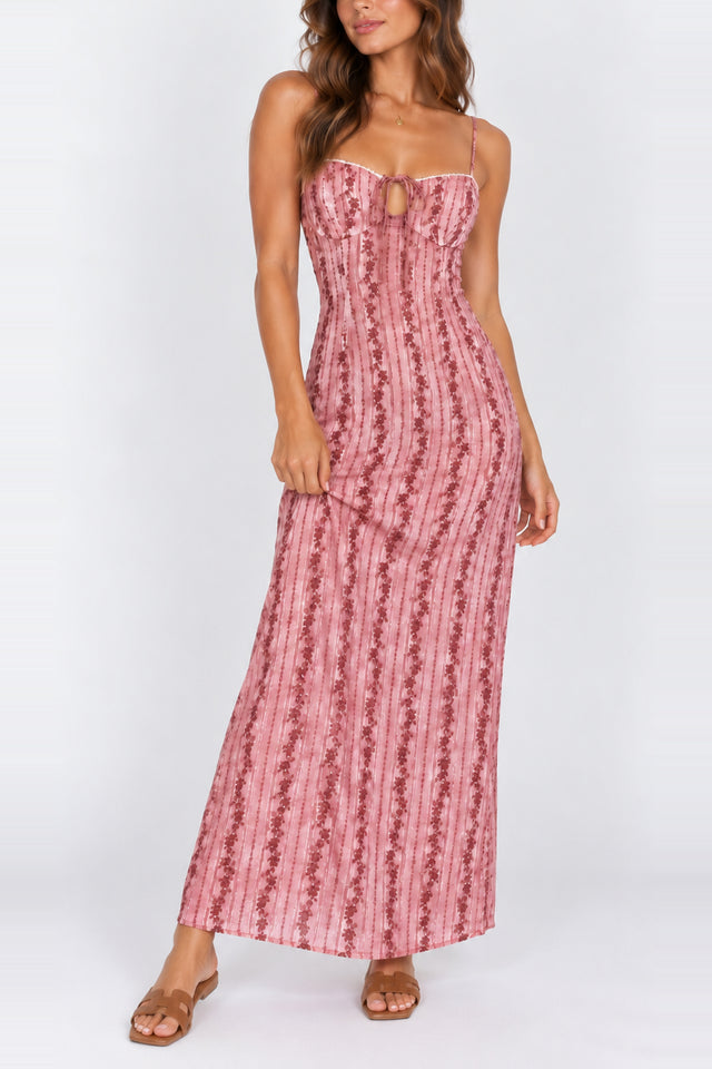 Floral Lace Maxi Dress