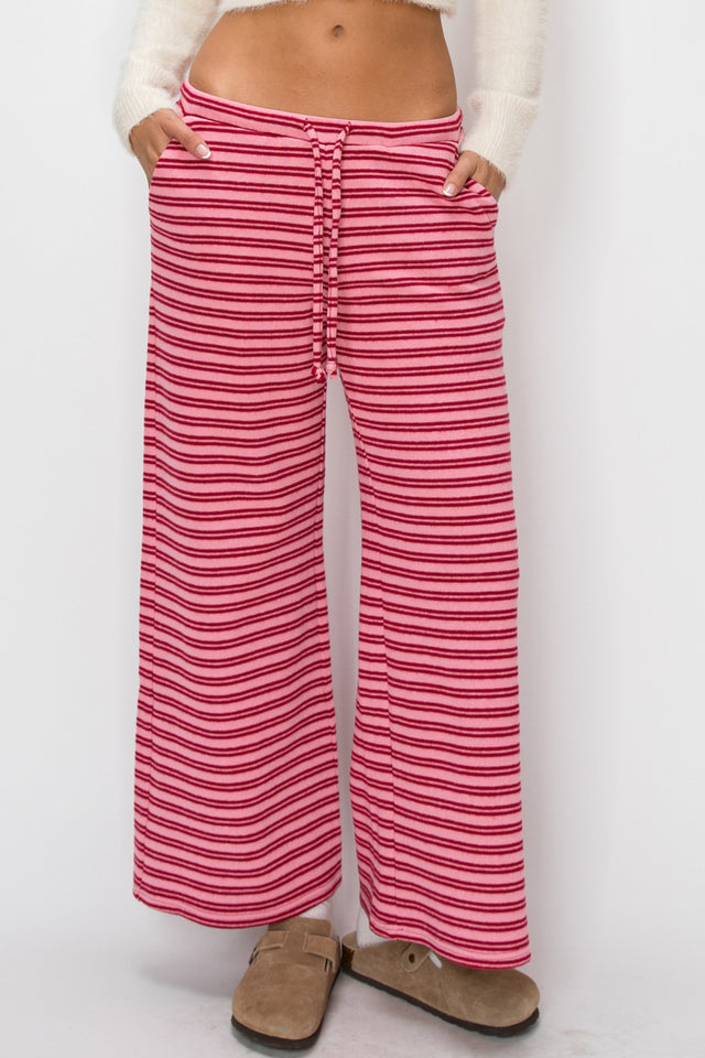 Striped Wide Leg Pants