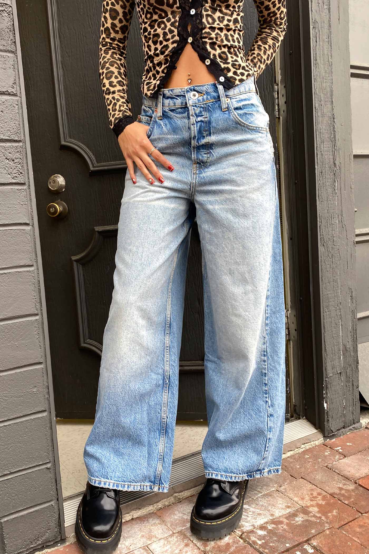 Bdg wide leg jeans fashion