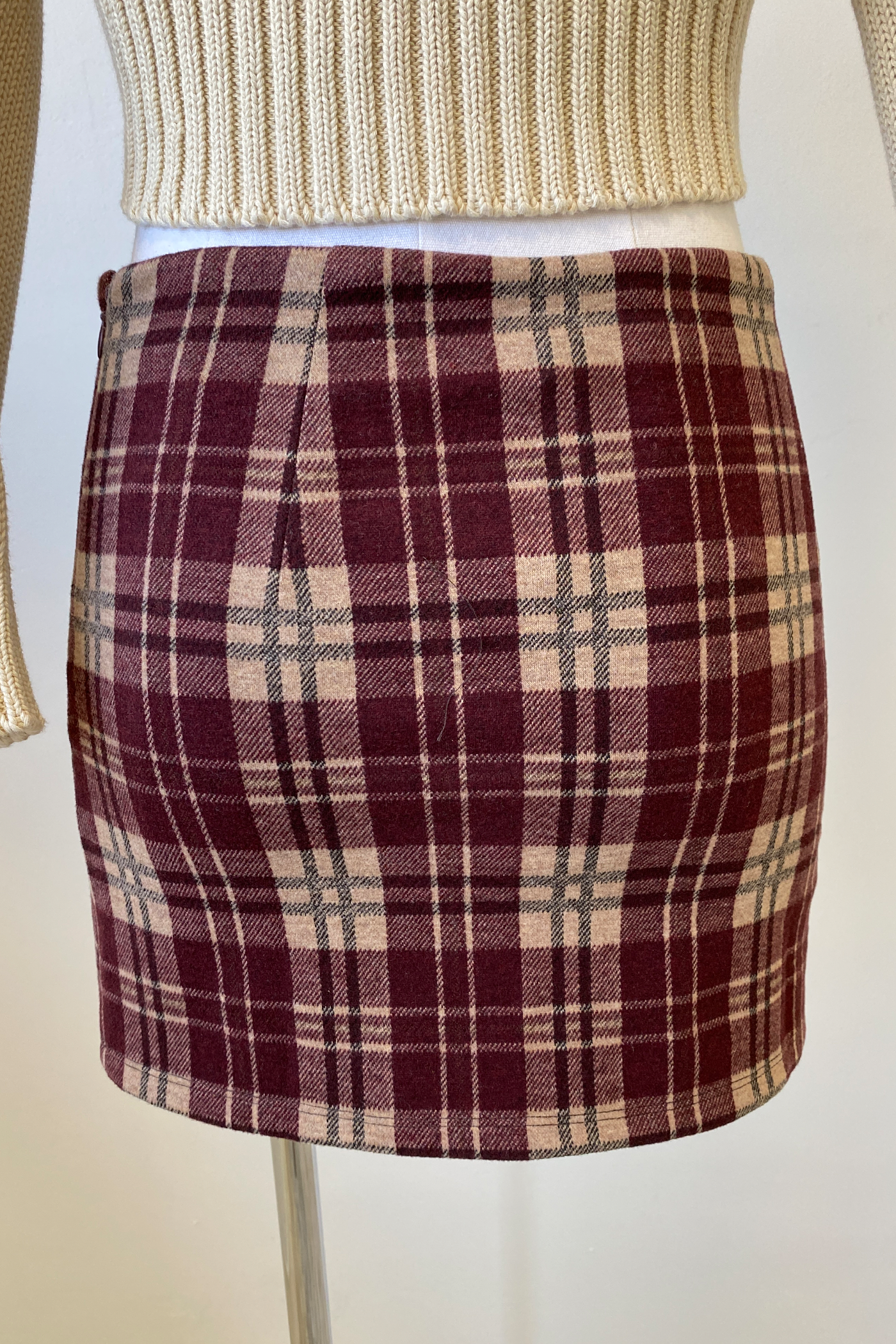 Plaid Mini Skort
