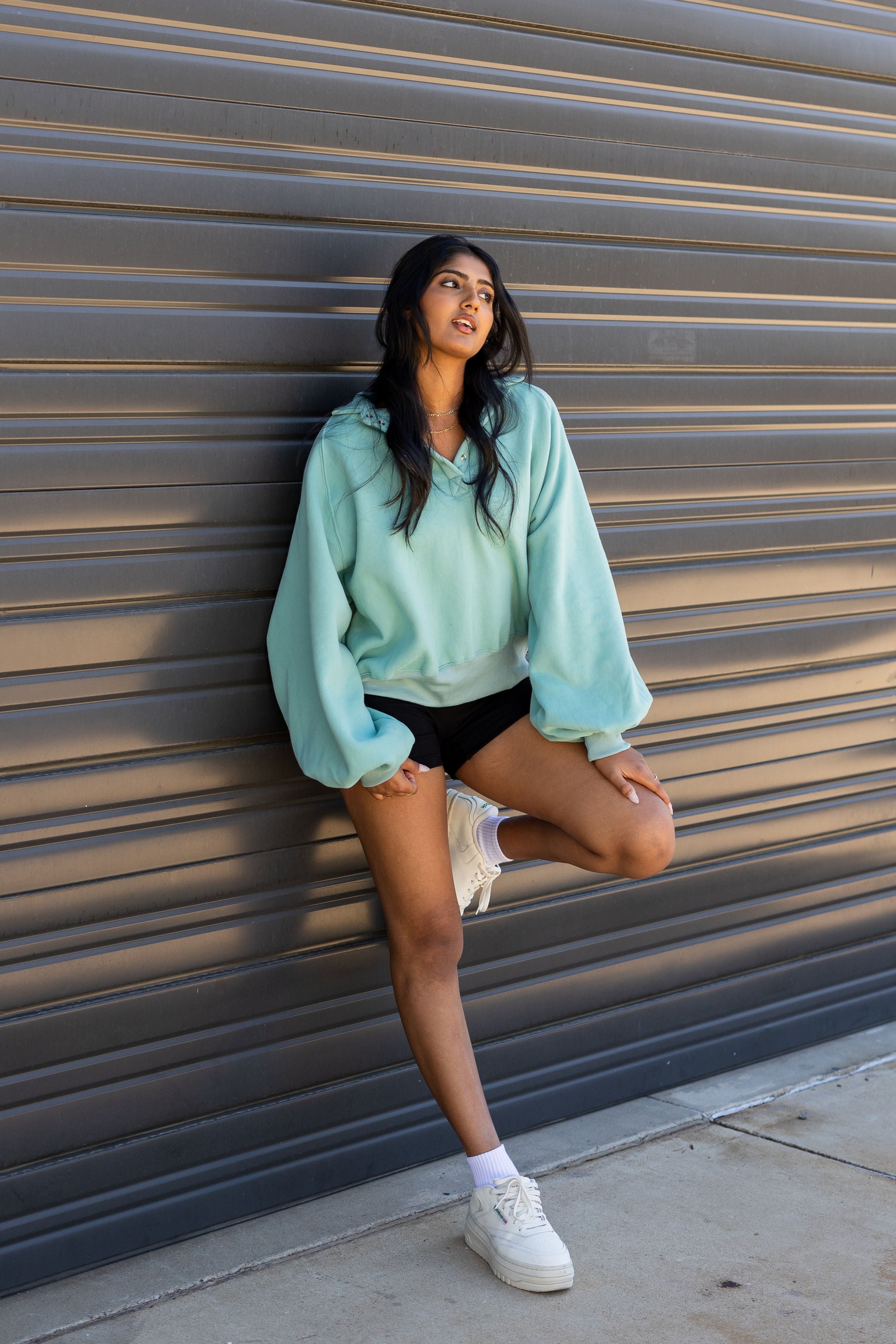 Turn Back Long Sleeve Sweater
