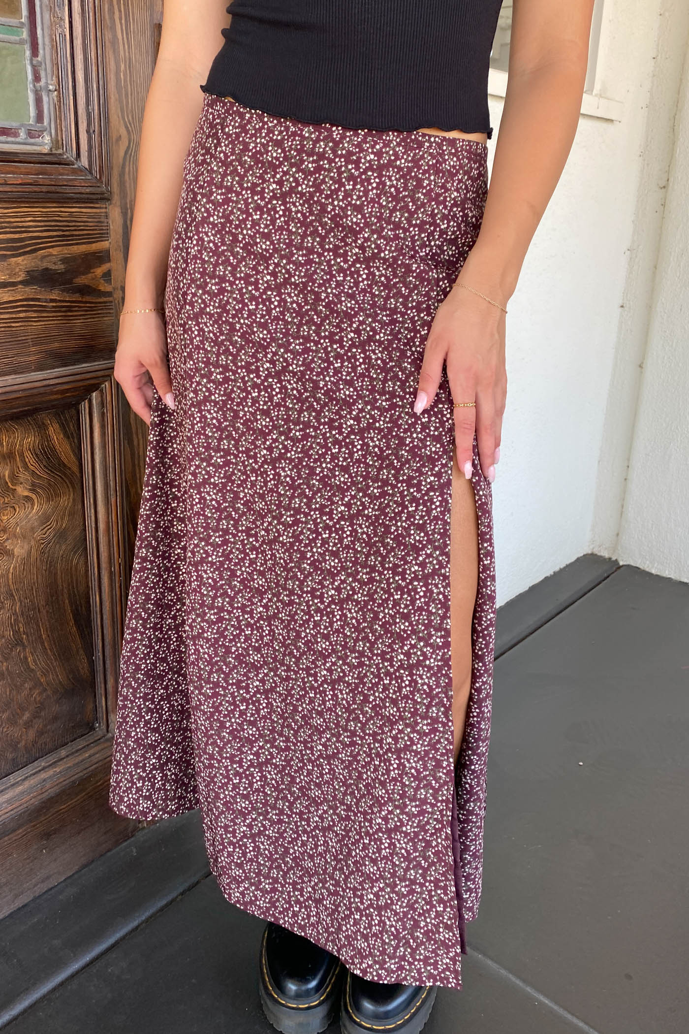 Ditsy Floral Maxi Skirt