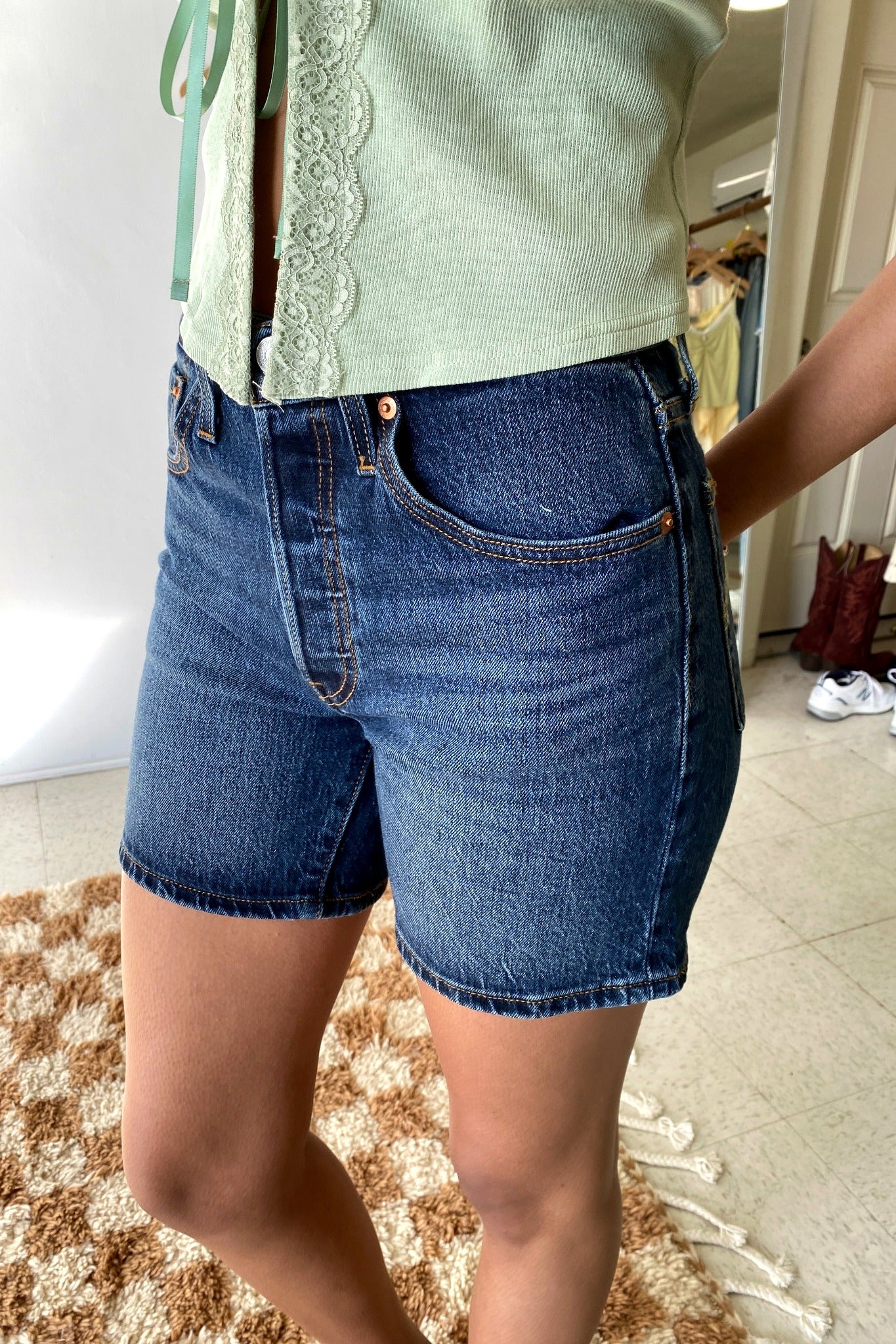 Mid Thigh Shorts 501 Believe Me Not by Levi's
