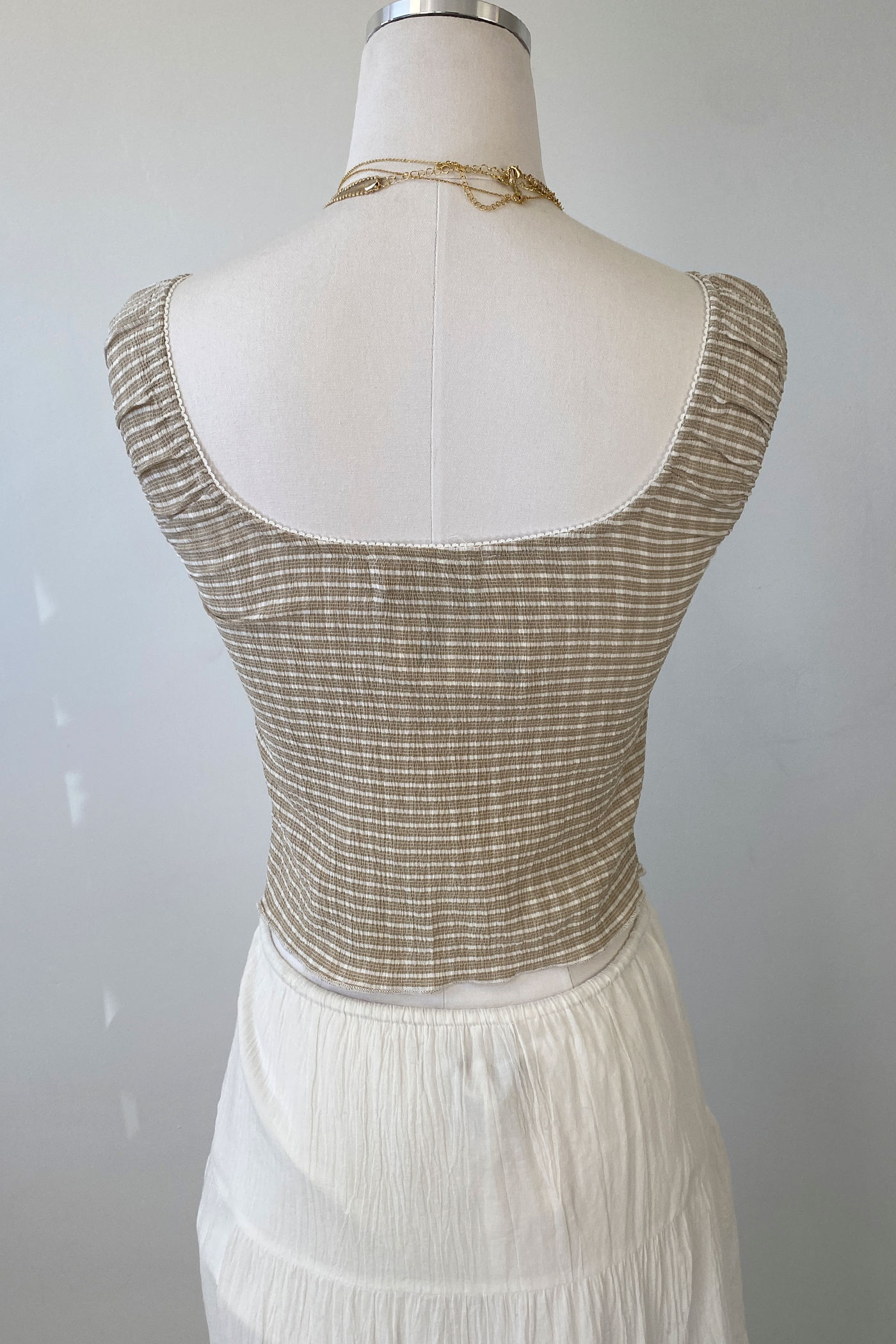 Striped Sleeveless Top