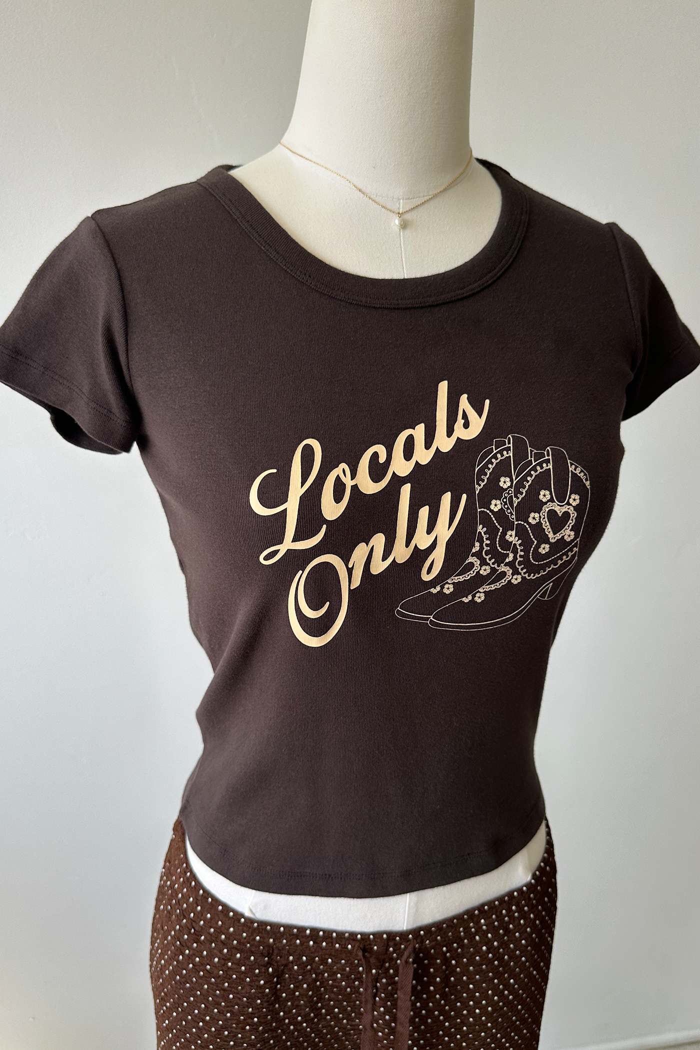 Locals Only OG Graphic Babydoll Tee