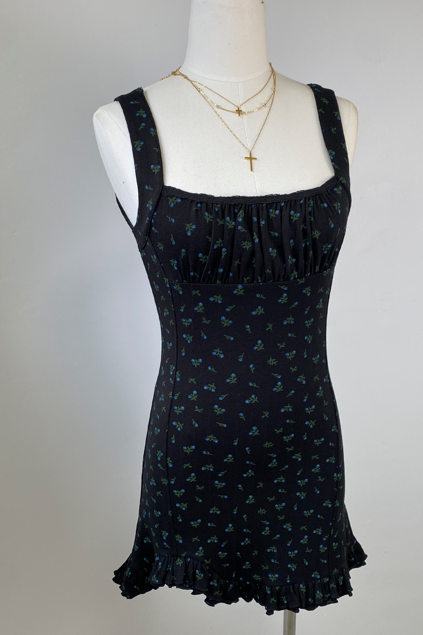 Ditsy Floral Sleeveless Dress