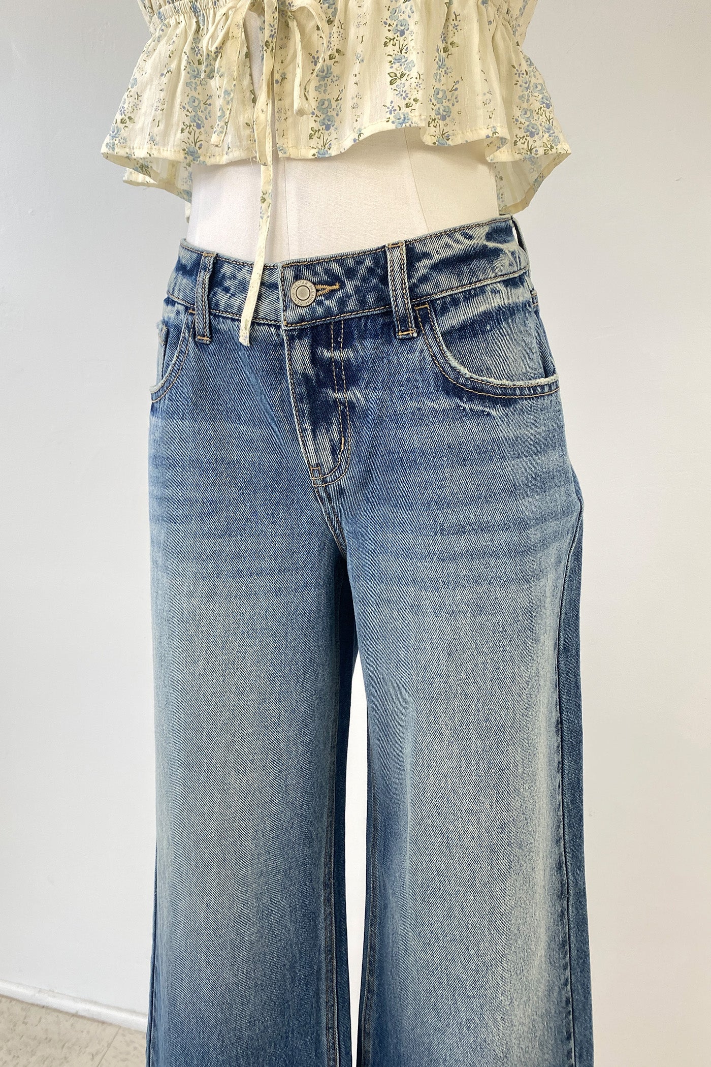 Nectar Premium Denim: The Olivine Wide Leg Jeans