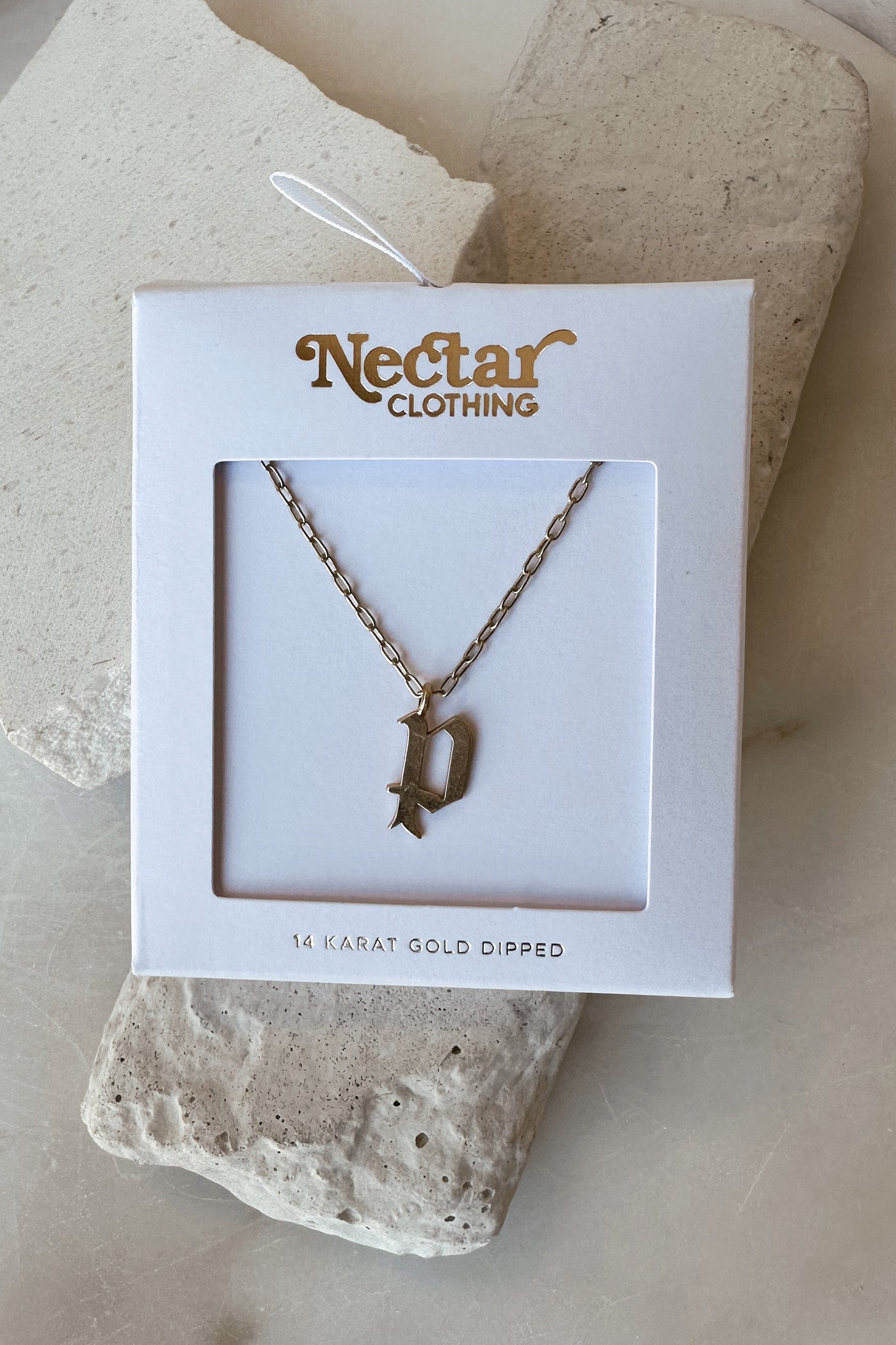 Dainty Letter Pendant Necklace