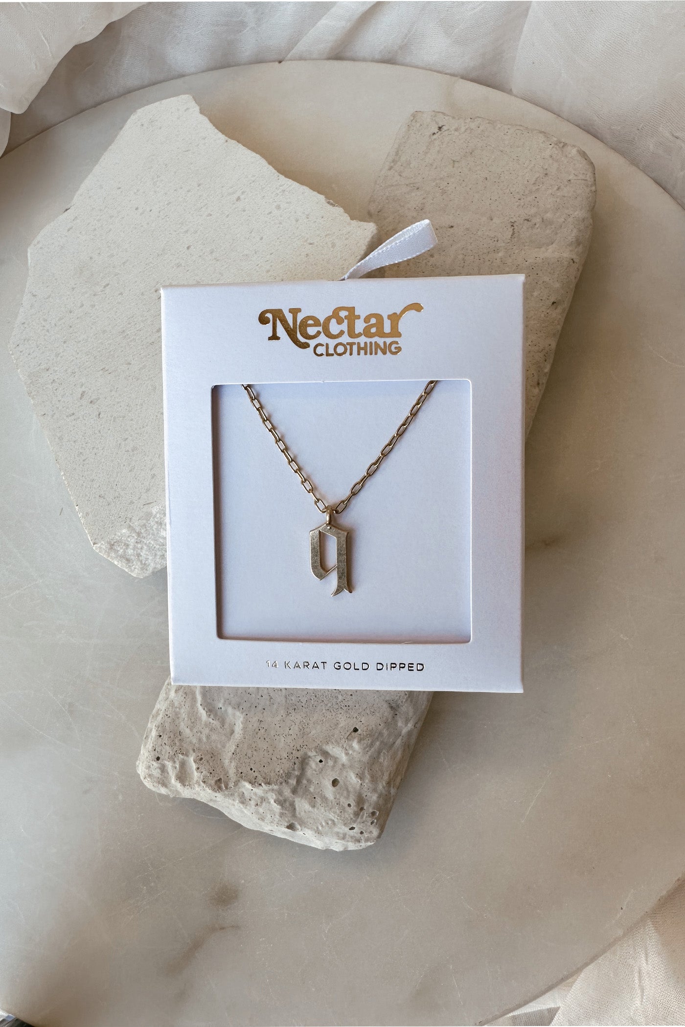 Dainty Letter Pendant Necklace