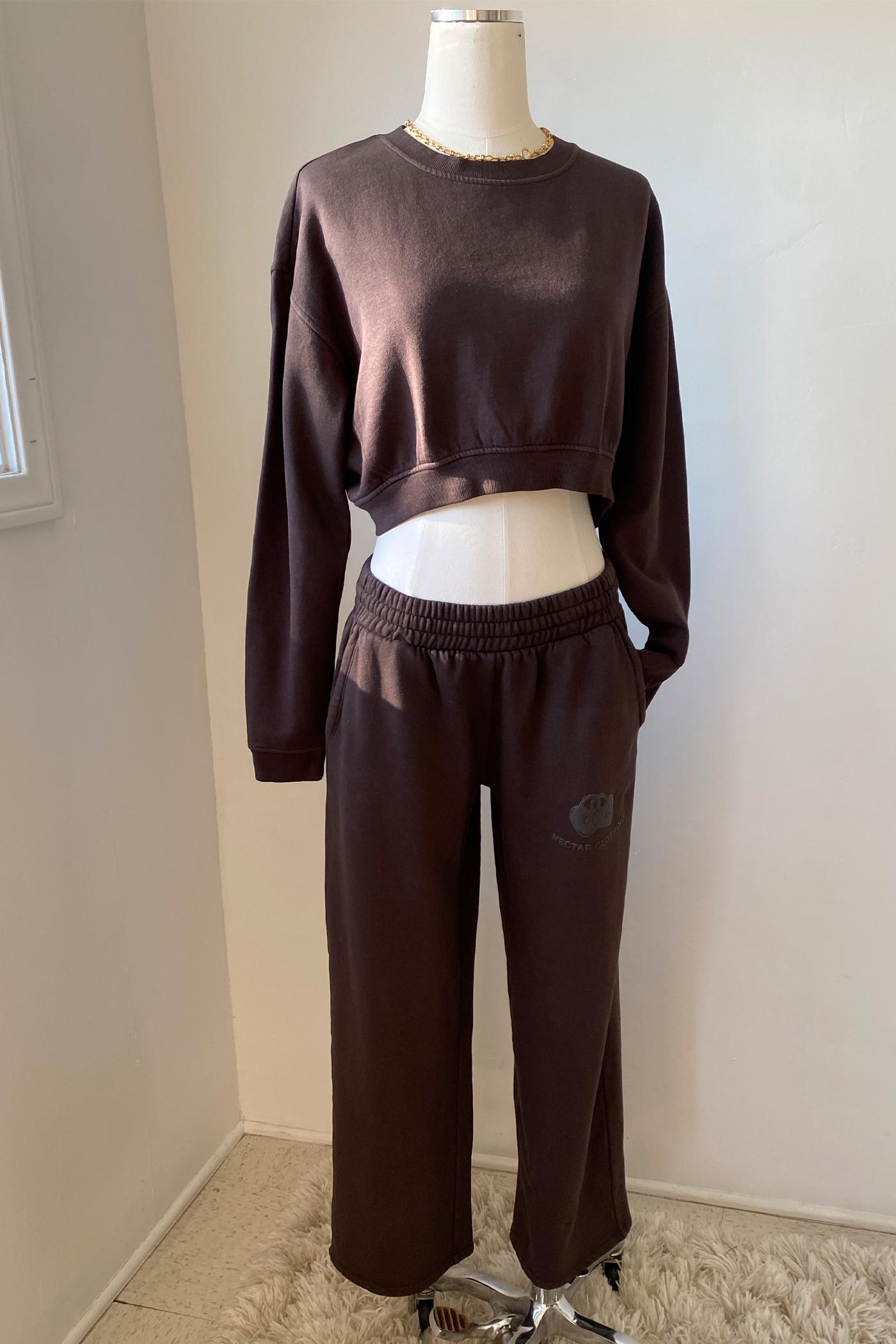 Locket Puff Print Graphic Sweatpant