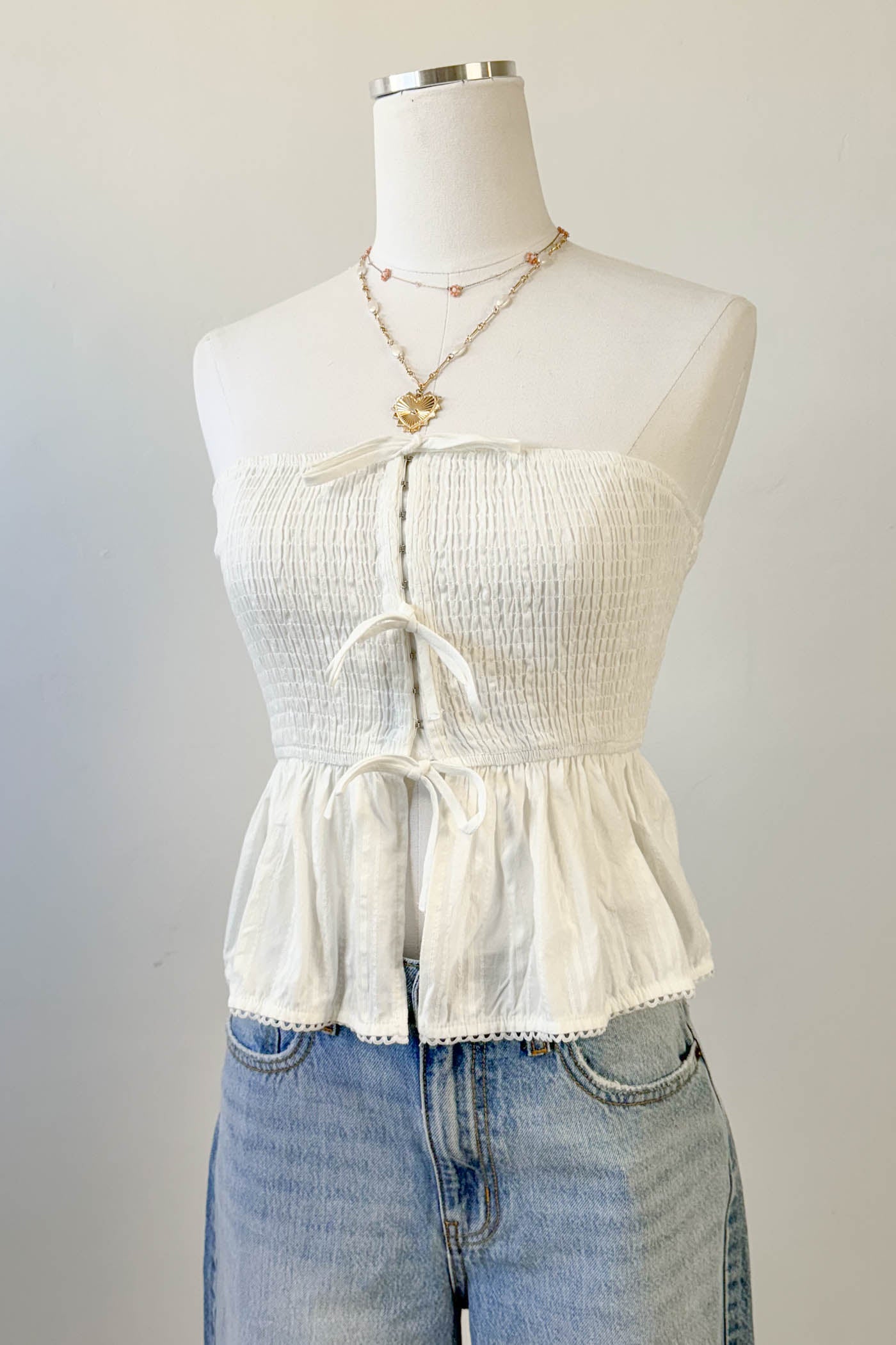 Strapless Corset Top