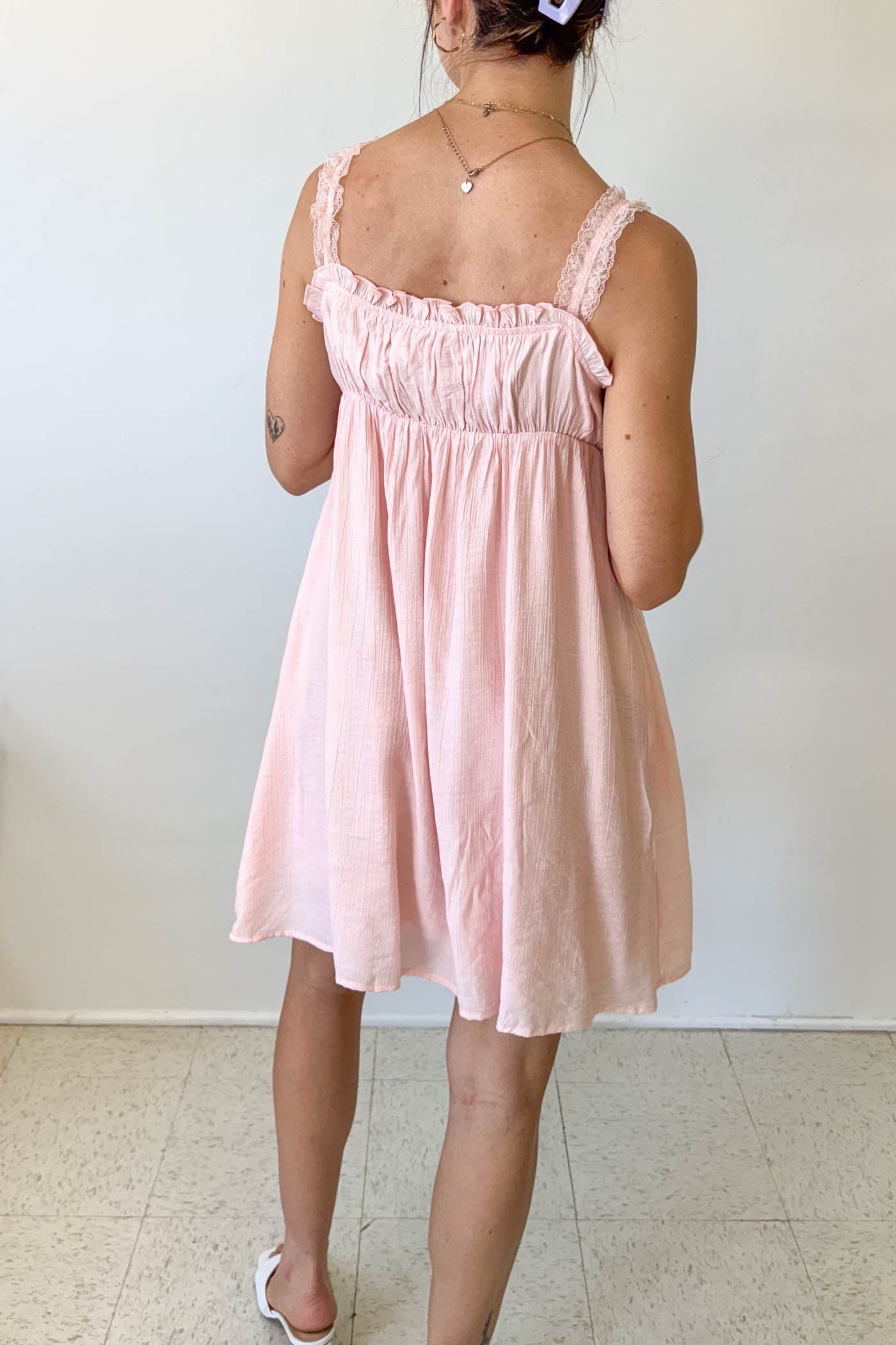 Lacey Babydoll Mini Dress