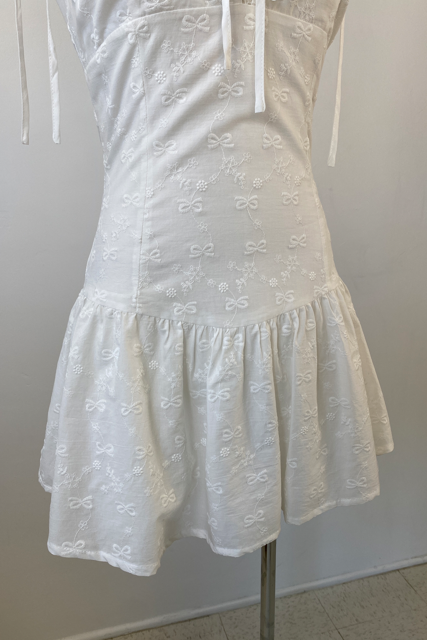 Embroidered Cami Mini Dress