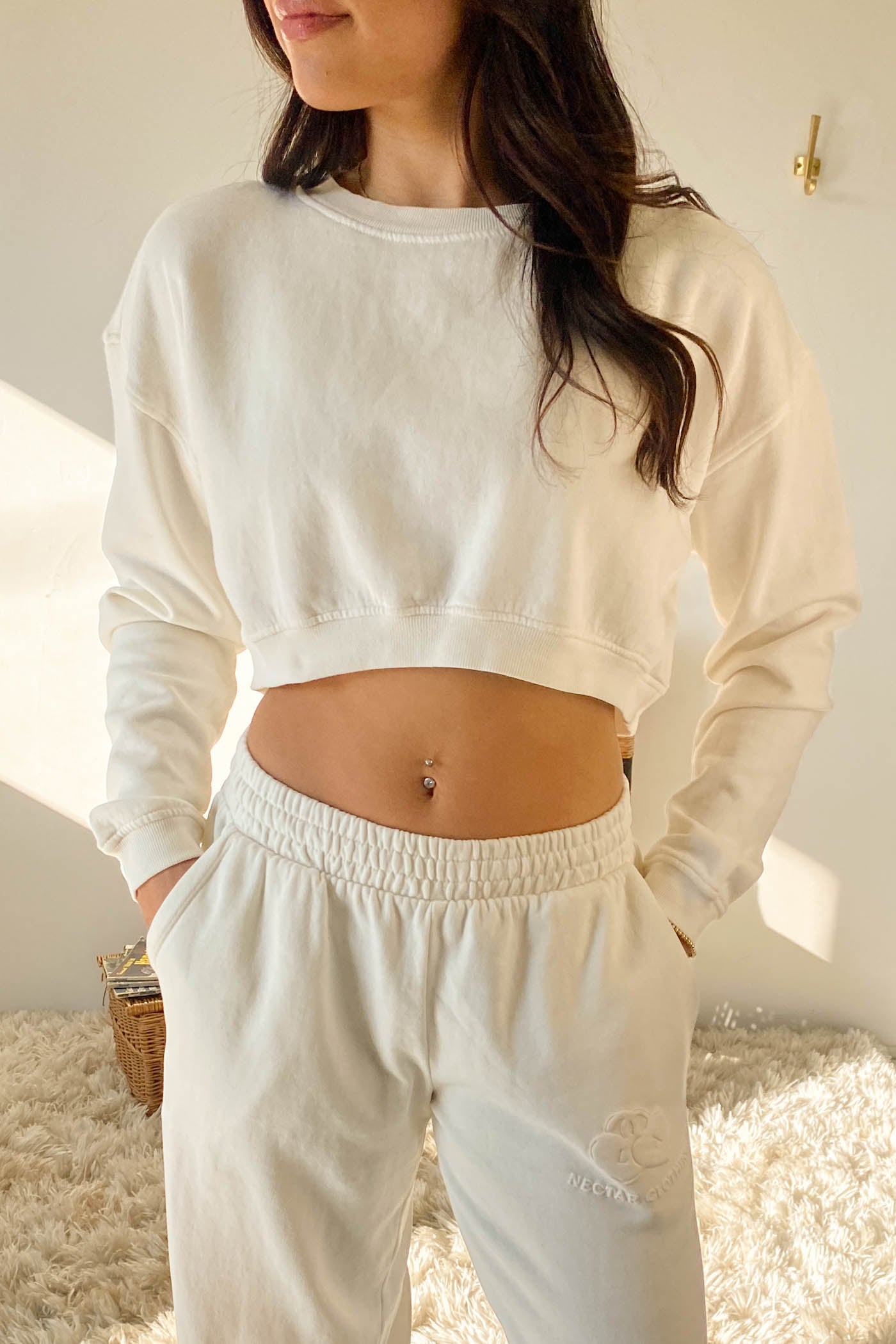 Basic Crop Sweatshirt