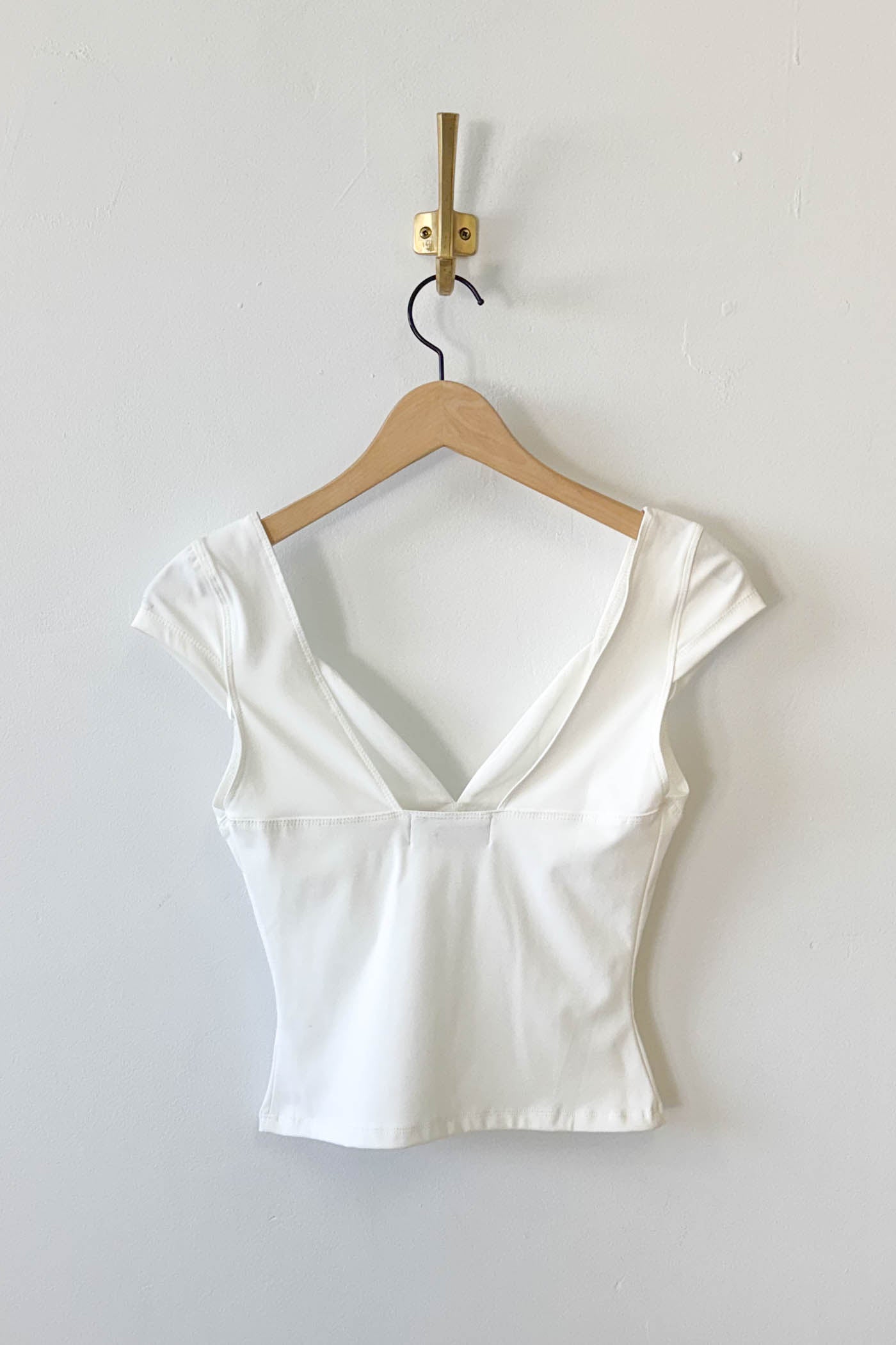 Open Back Cap Sleeve Top