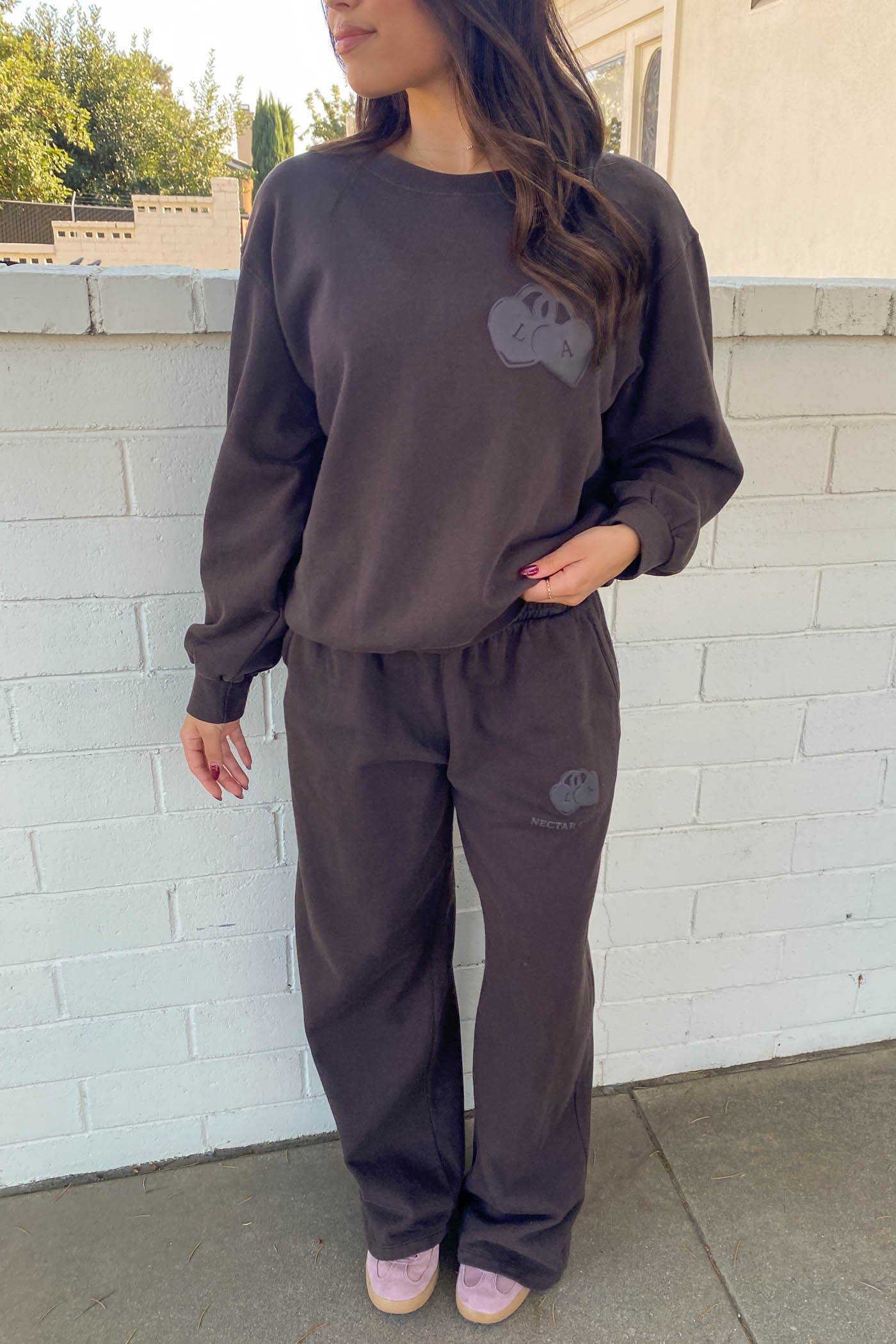 Locket Puff Print Graphic Sweatpant