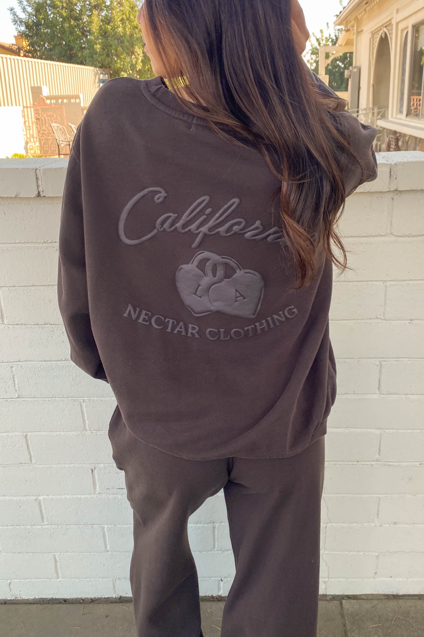 Locket Puff Print Graphic Sweatshirt