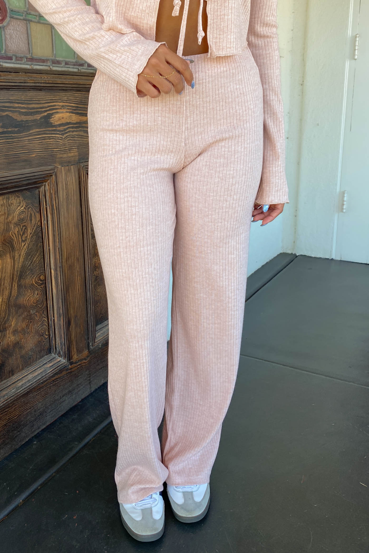 Ribbed Knit Pants
