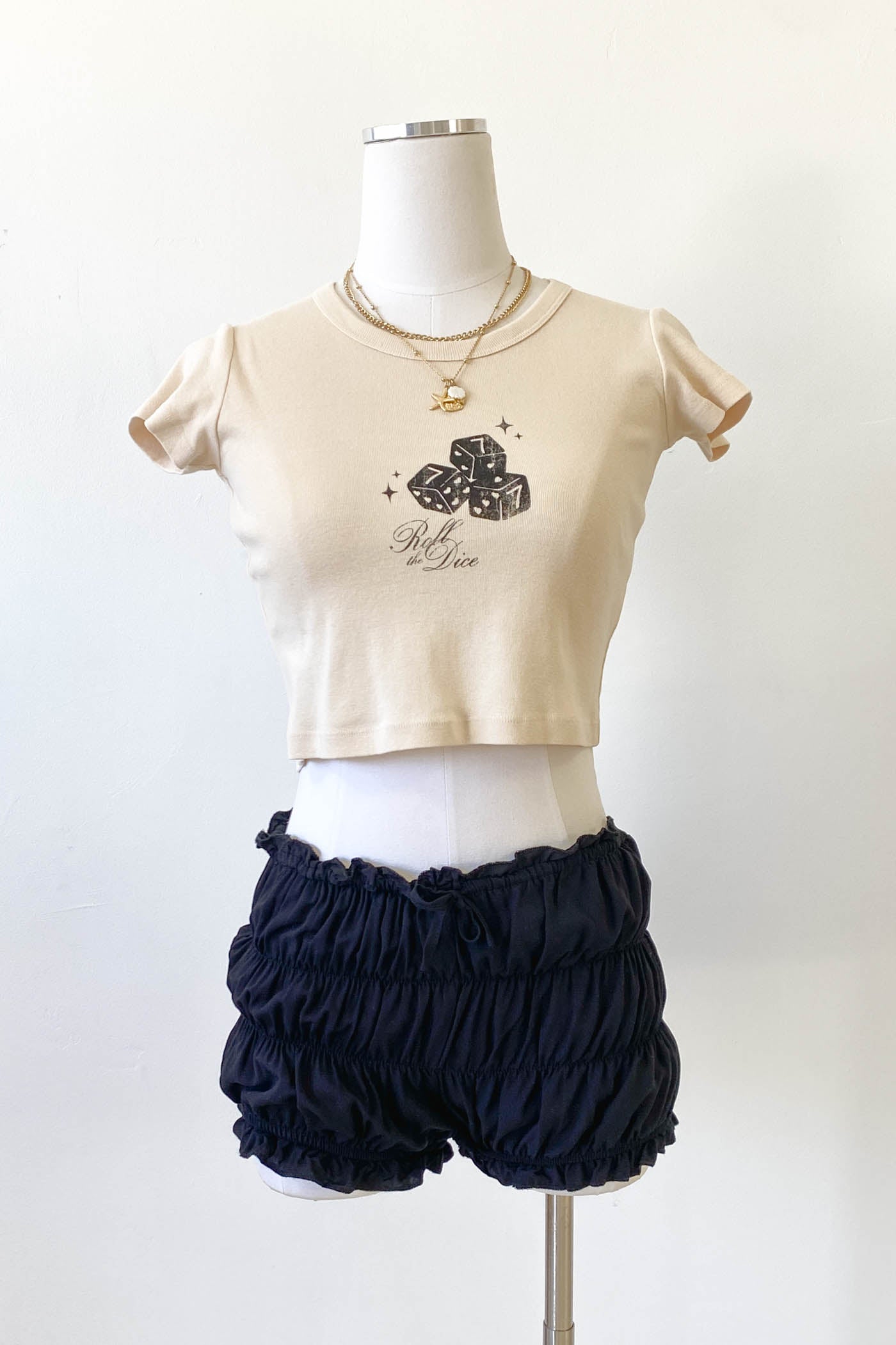 Ruched Bloomer Shorts