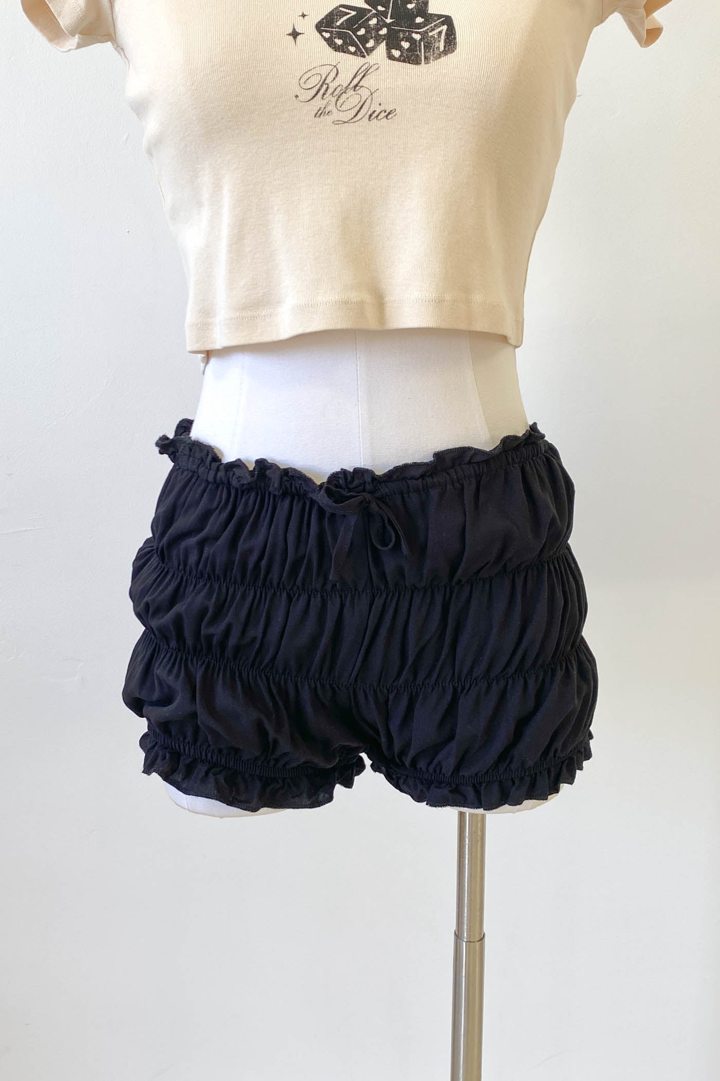 Ruched Bloomer Shorts
