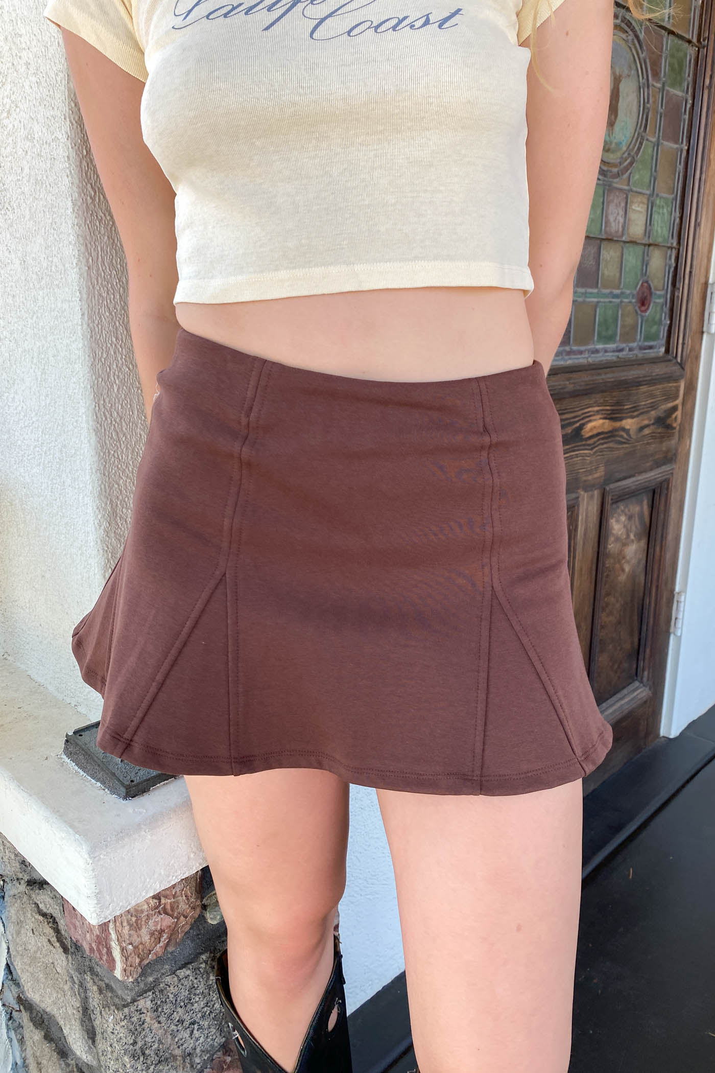 Jersey Mini Skirt