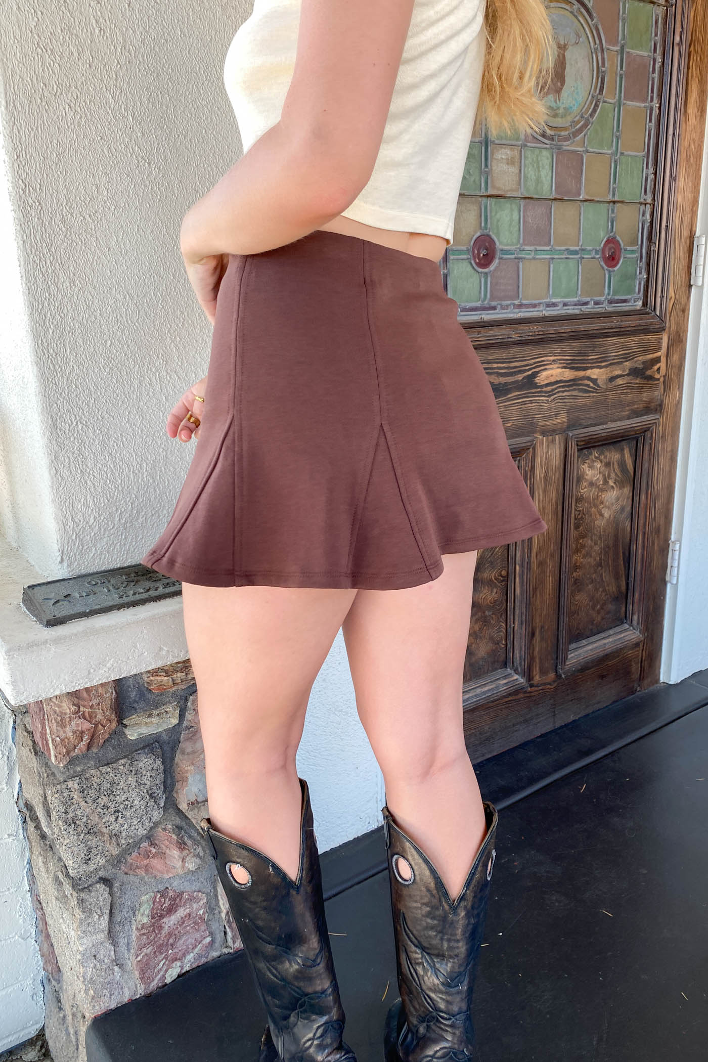 Jersey Mini Skirt