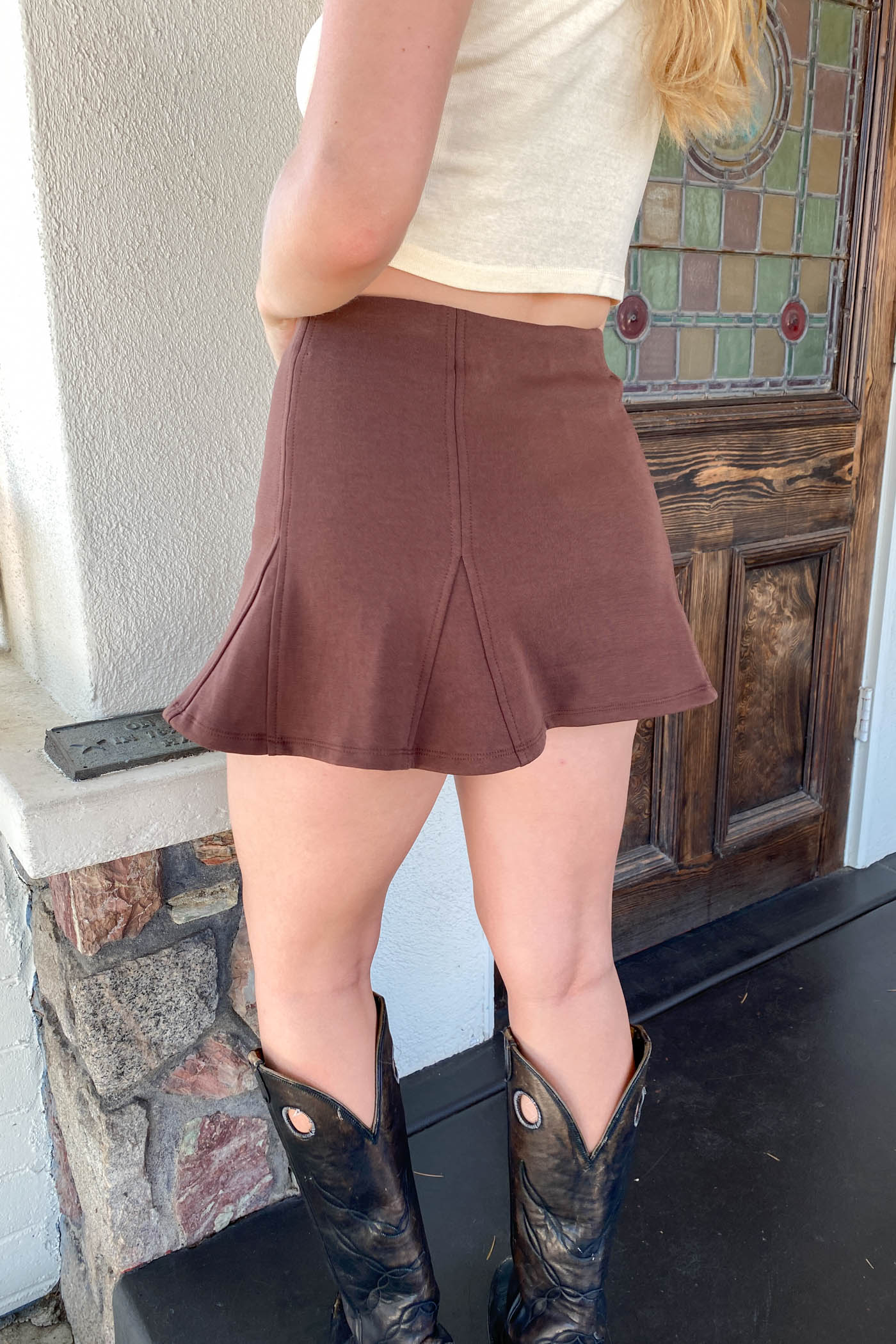 Jersey Mini Skirt