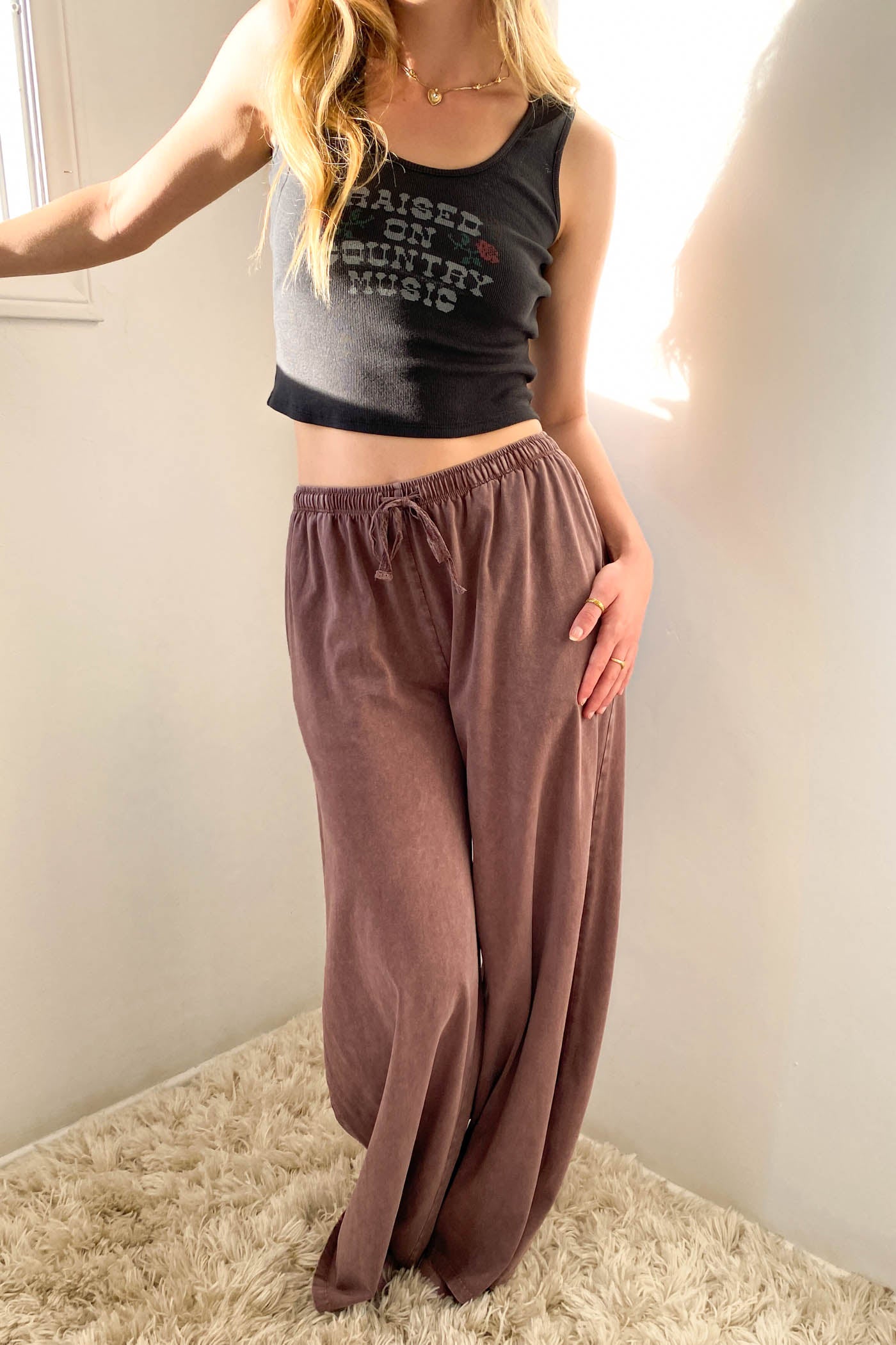 Basic Wide Leg Pants