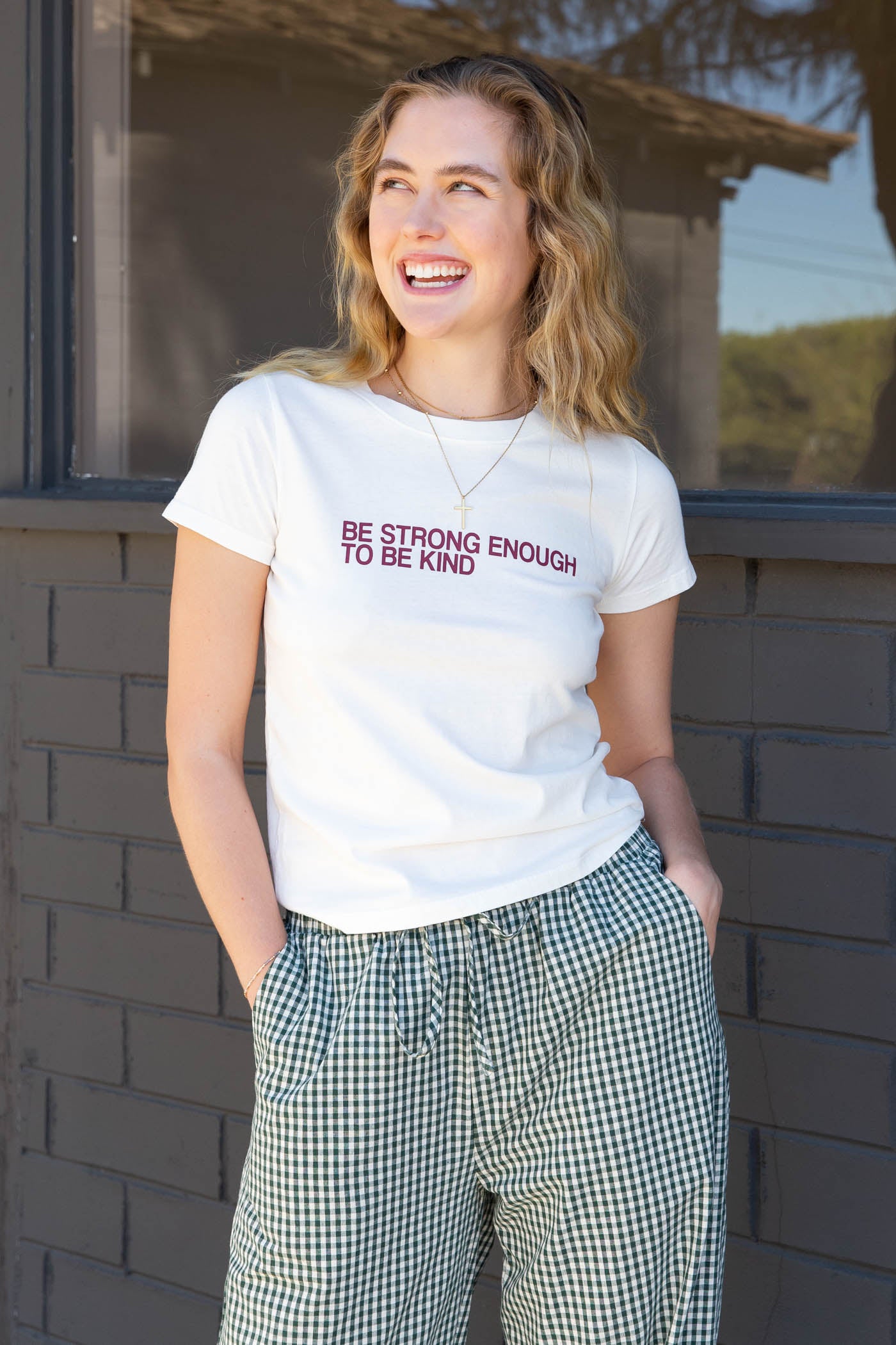 Kindness Long Loose Graphic Baby Tee