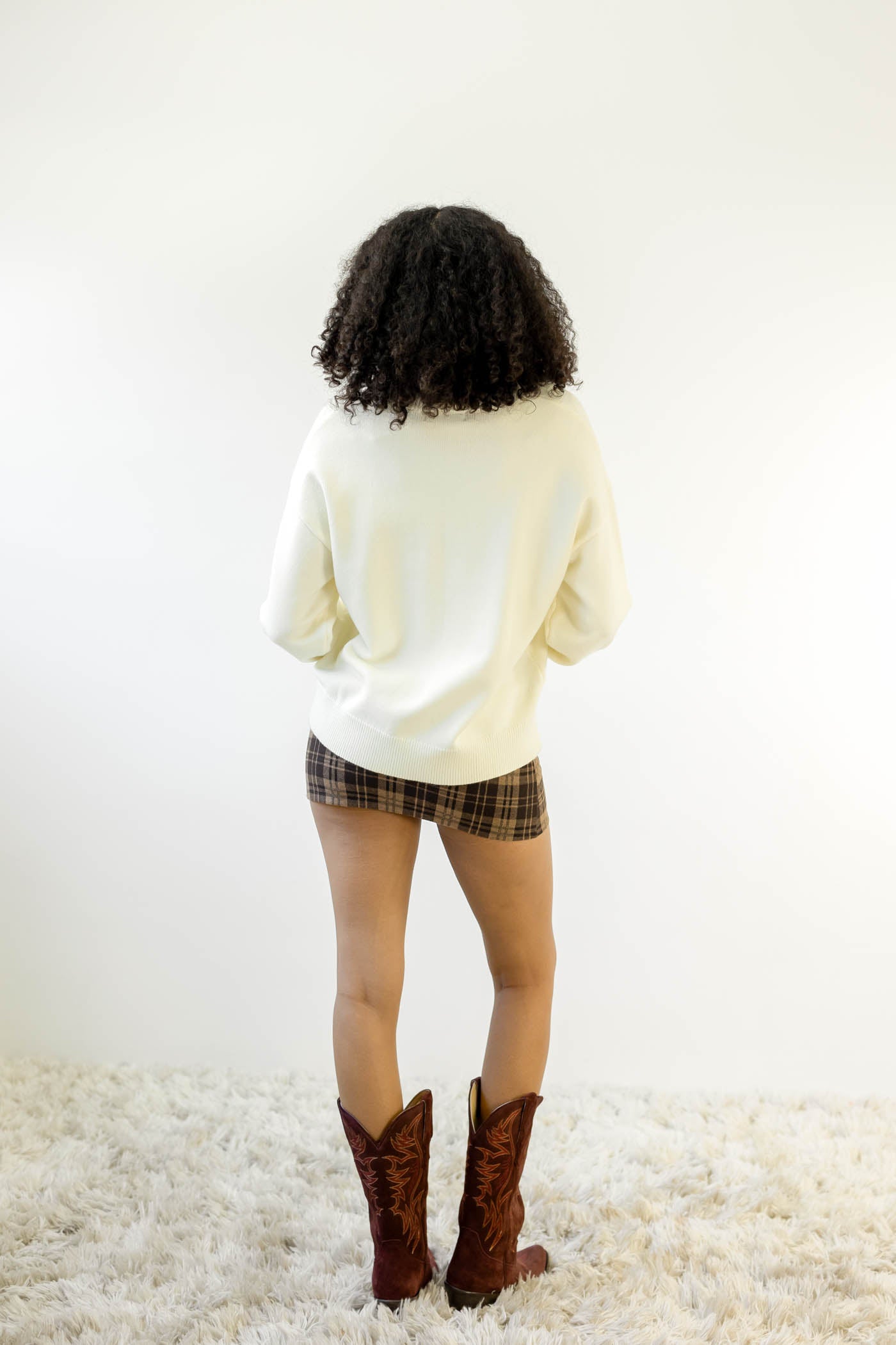 Plaid Mini Skort