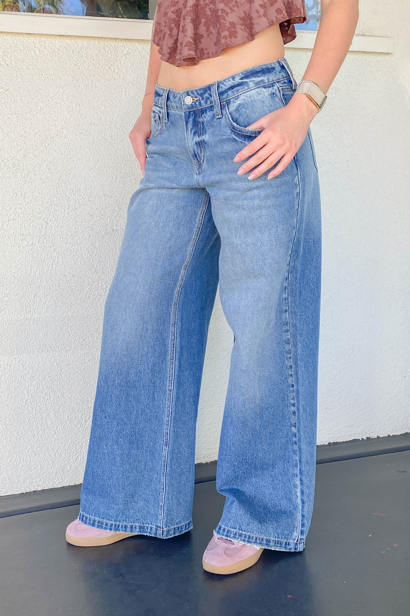Nectar Premium Denim: The Olivine Wide Leg Jeans