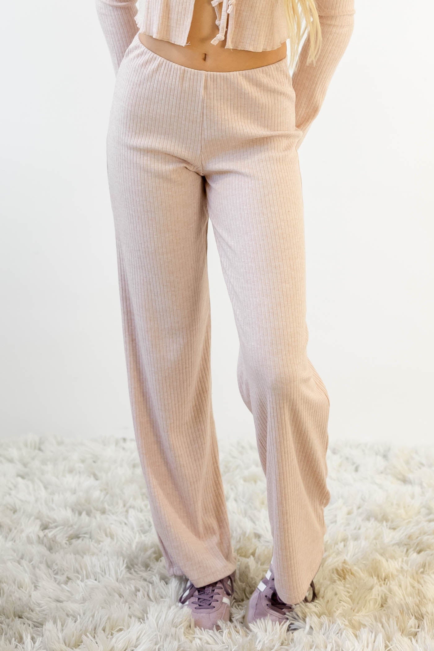 Ribbed Knit Pants
