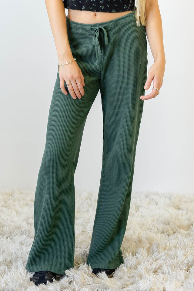 Waffle Knit Pants