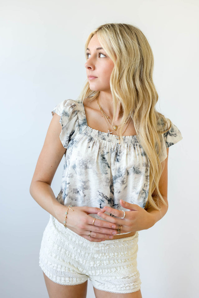 Floral Flowy Top