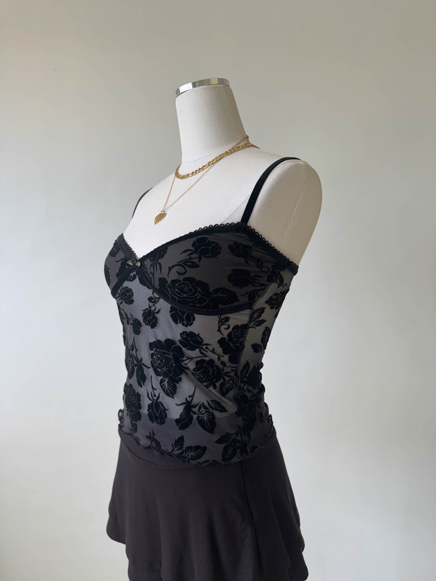 Floral Stretch Lace Top