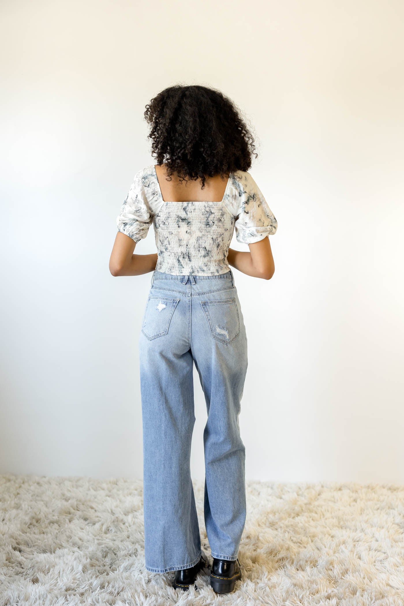 Floral Smocked Top