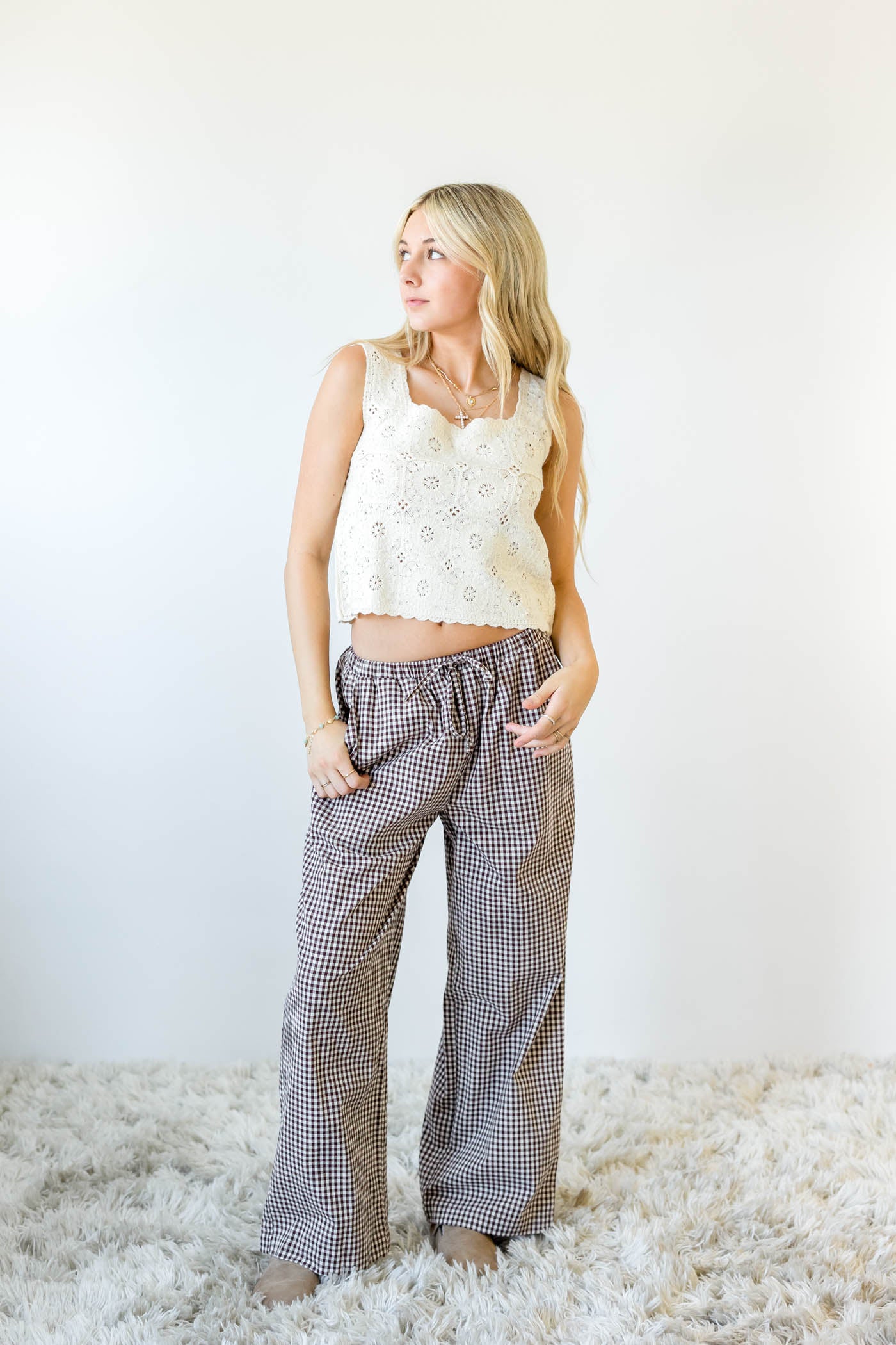 Sleeveless Crochet Top