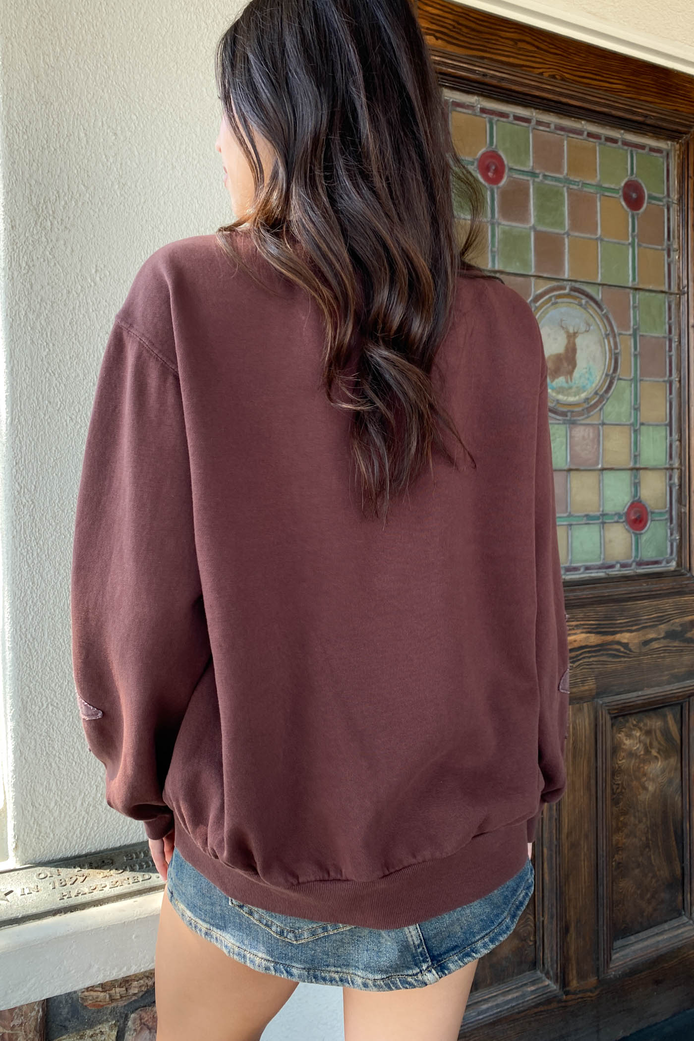 Star Embroidered Sweatshirt