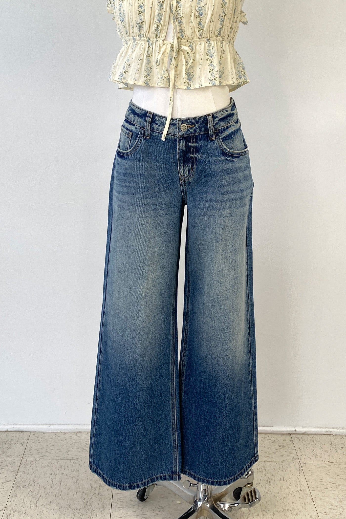 Nectar Premium Denim: The Olivine Wide Leg Jeans