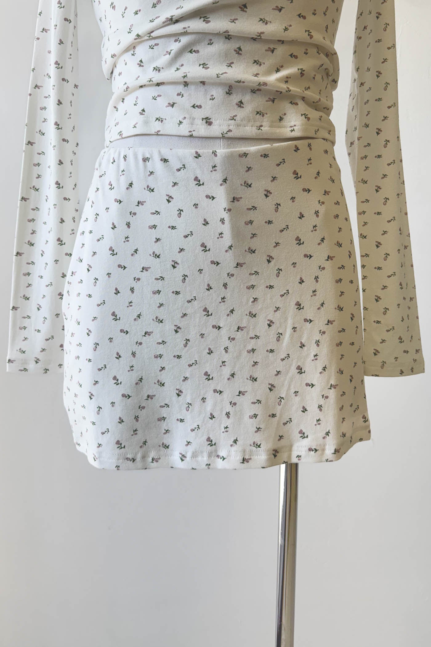 Floral Mini Skirt