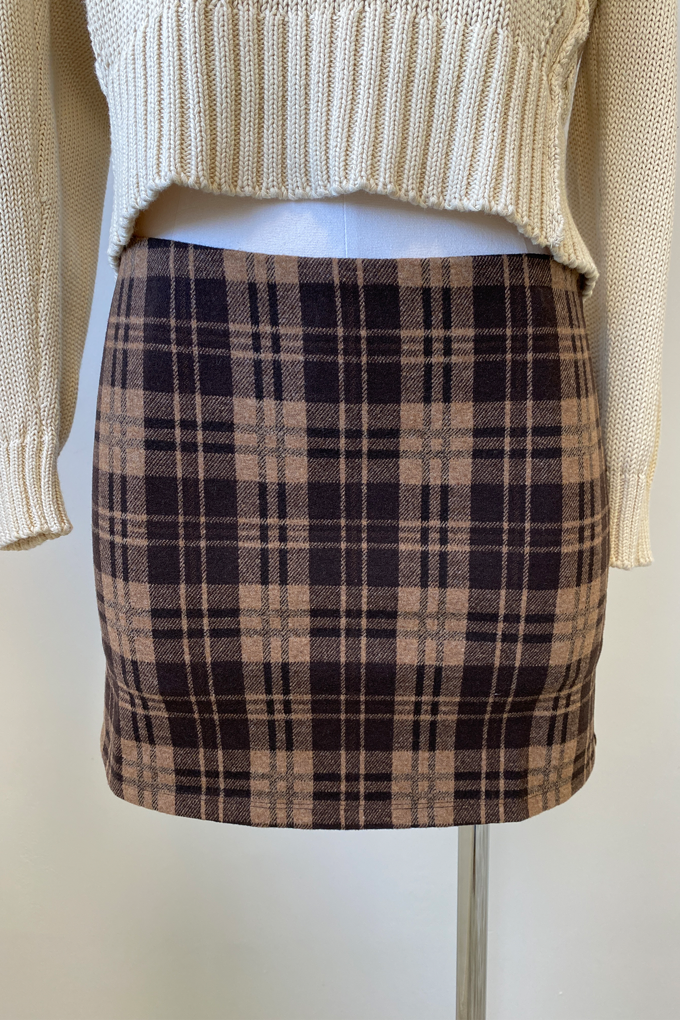 Plaid Mini Skort