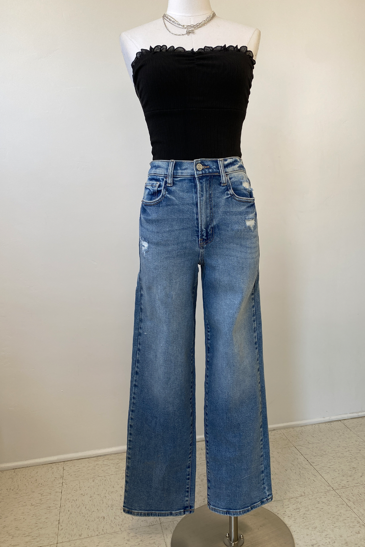 Nectar Premium Denim: The Hazel Ripped Dad Jeans