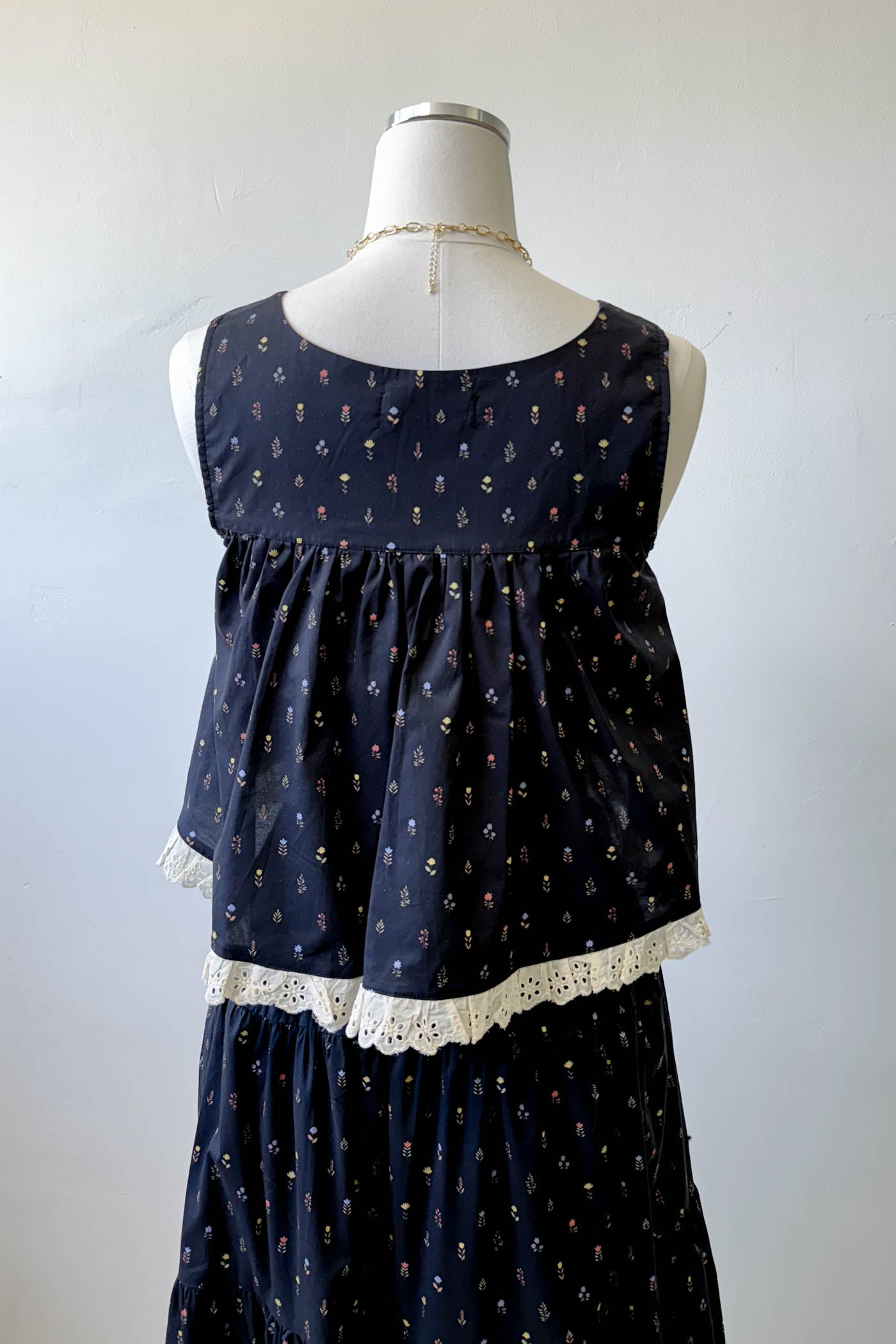 Lacey Floral Babydoll Top