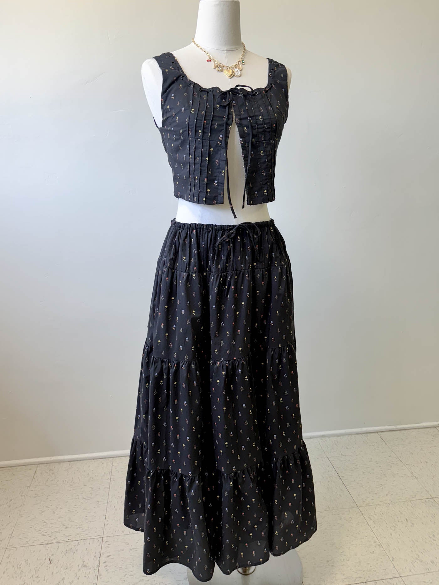Floral Midi Skirt